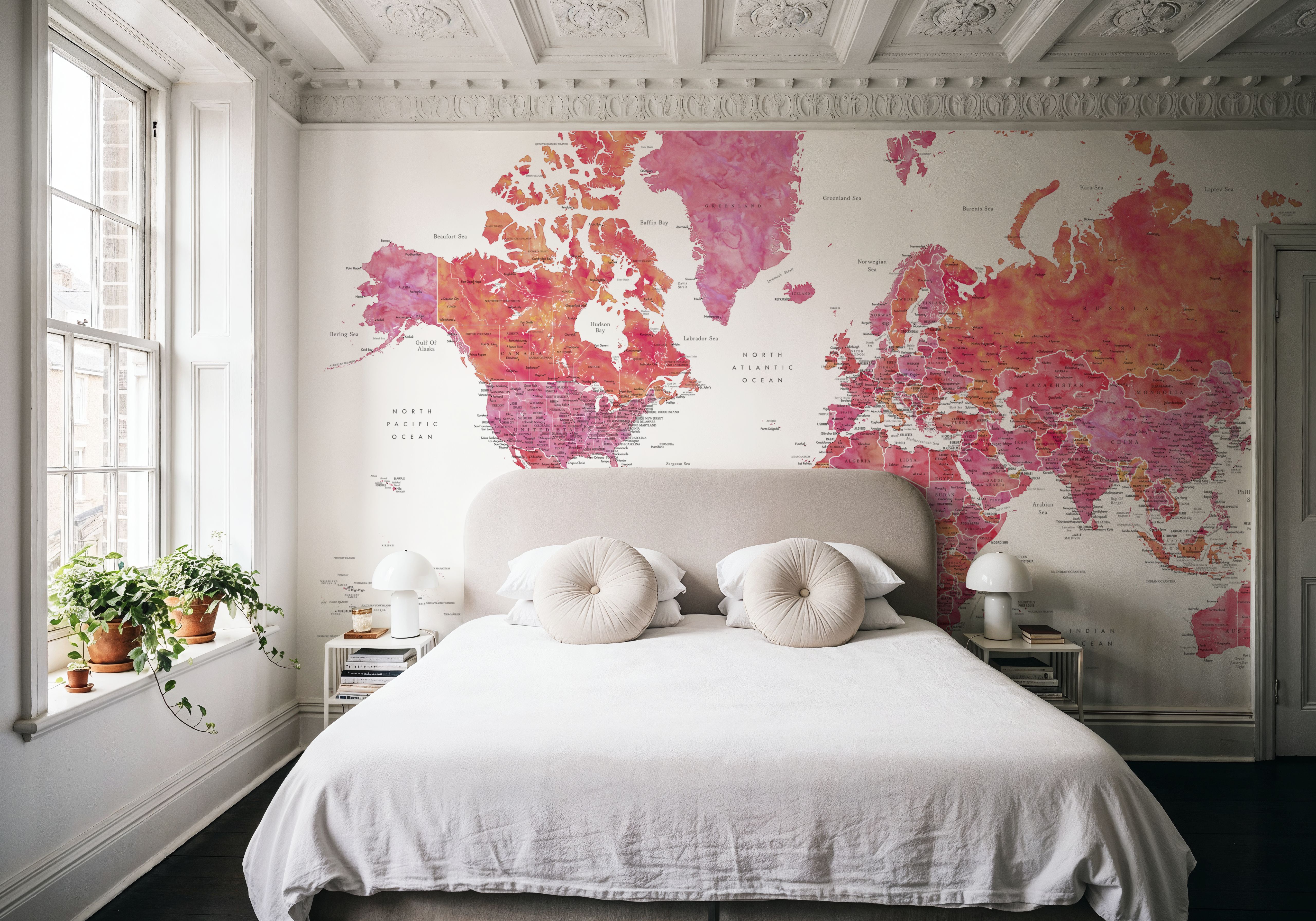 World Map Cities - Tatiana