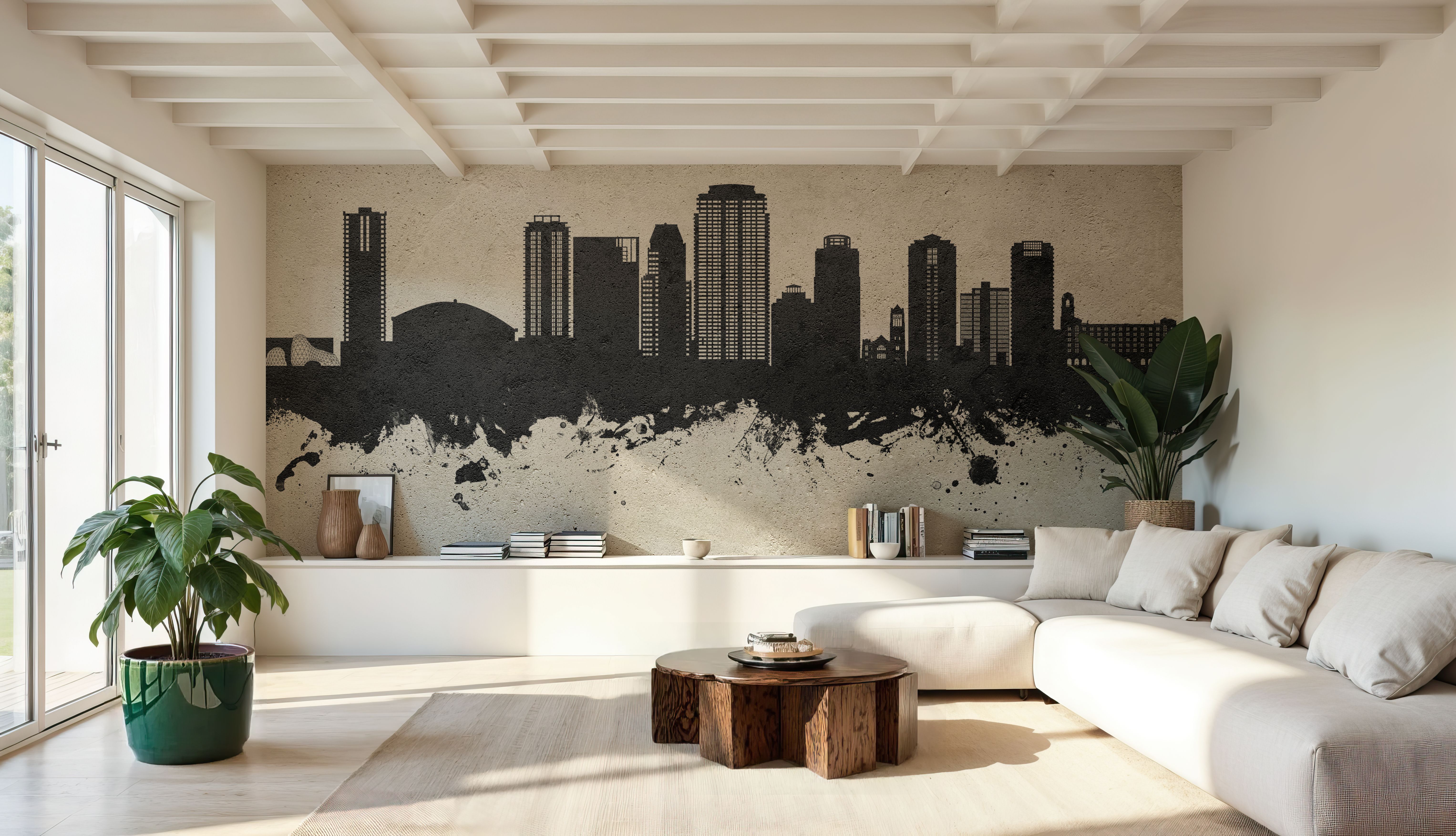 St Petersburg Florida Skyline Concrete