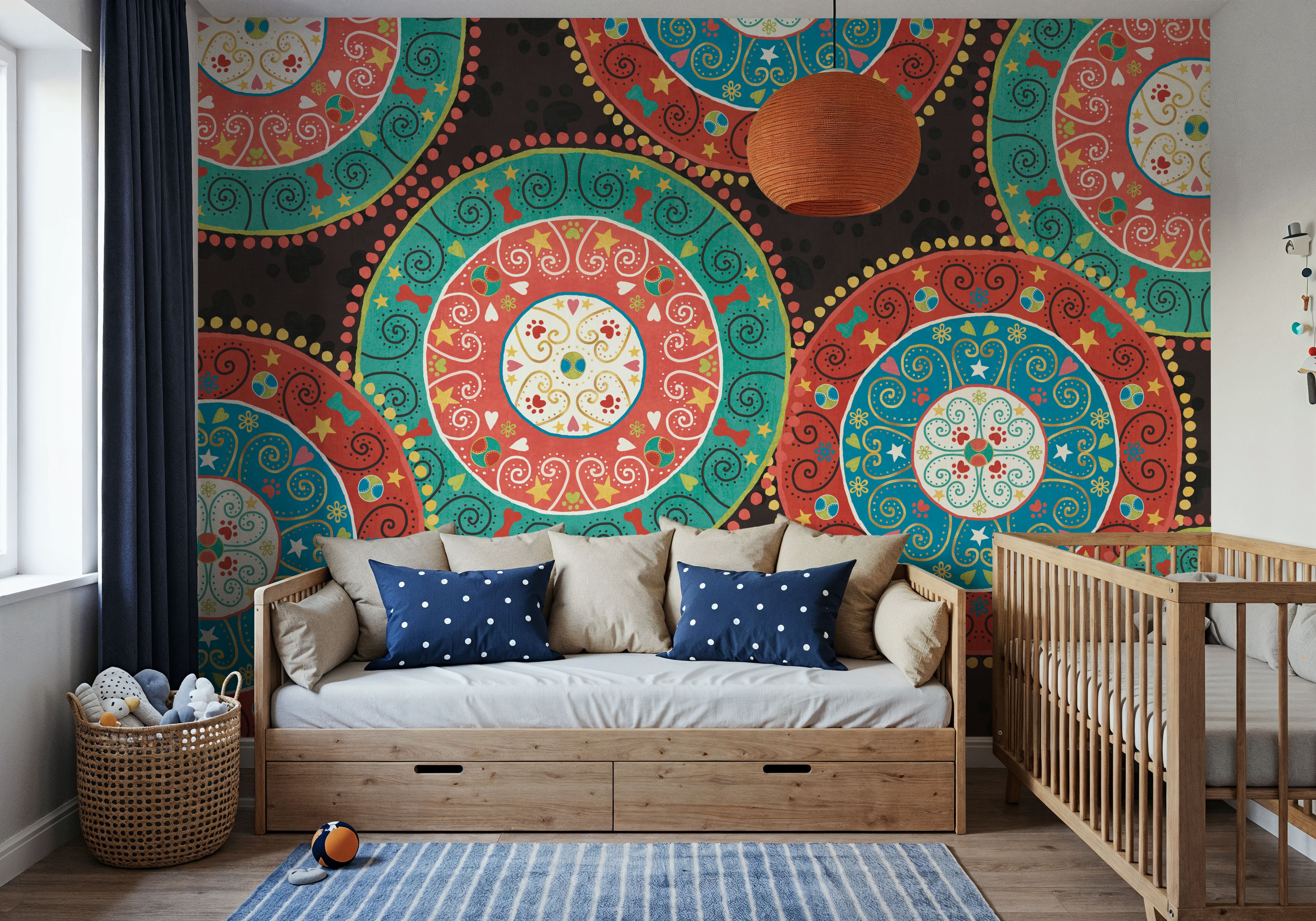 Otomi Dogs VI Dark, Wallpaper