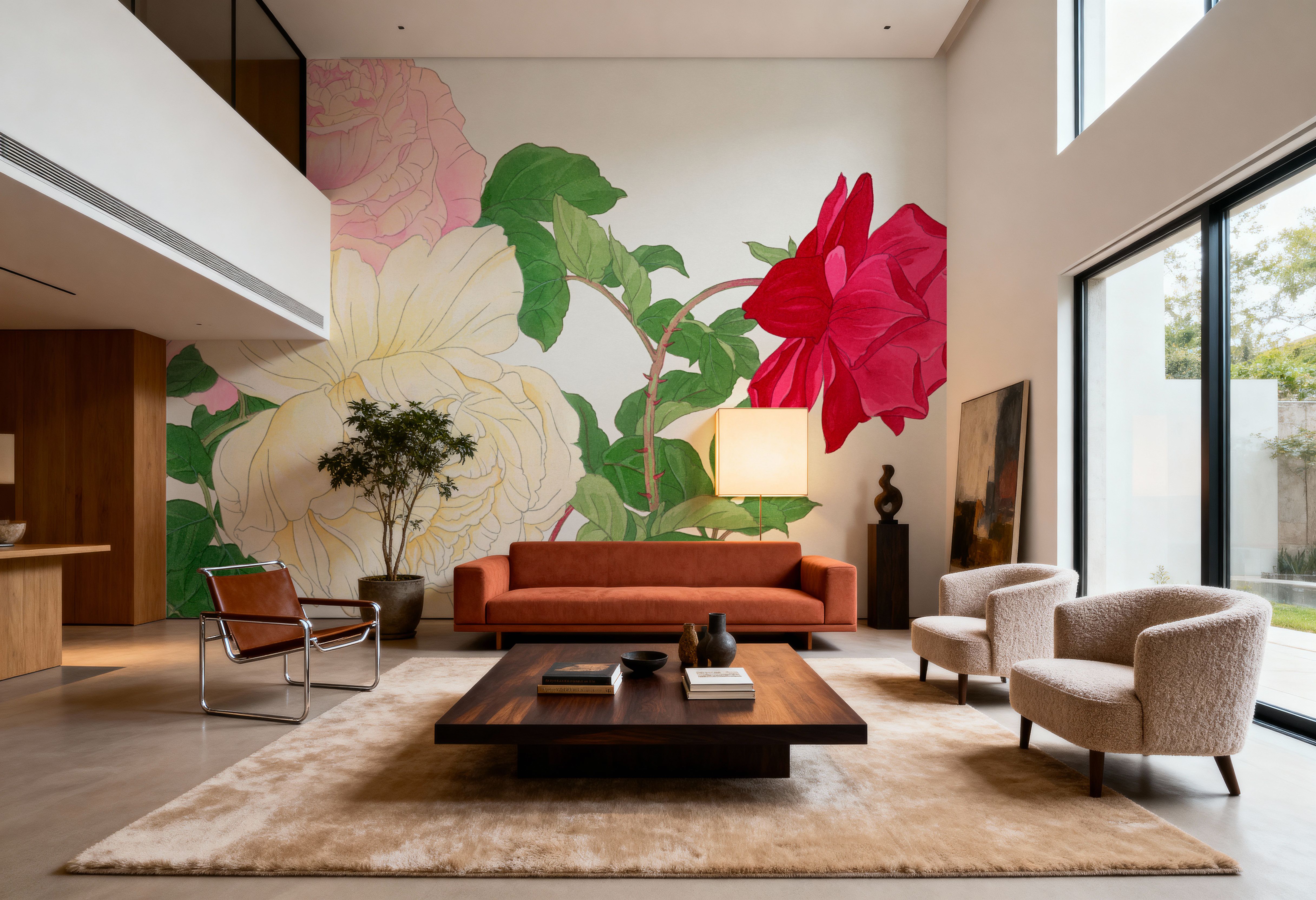 Tanigami Rose Trio, Wallpaper