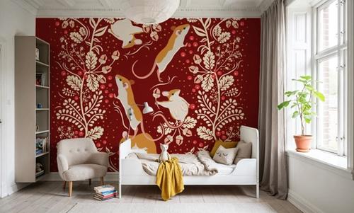 Holiday Mice, Red