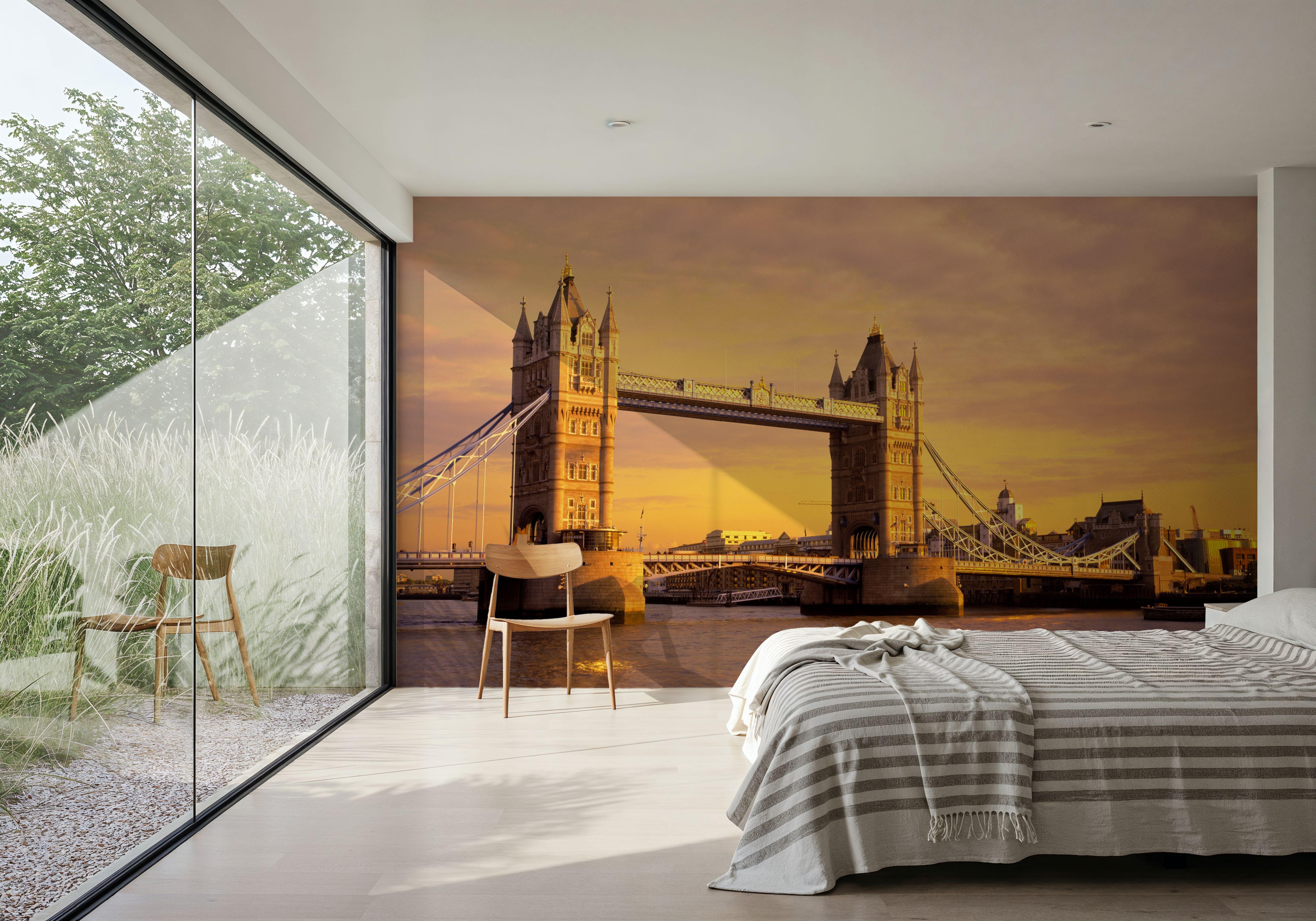 London Sunset Bridge
