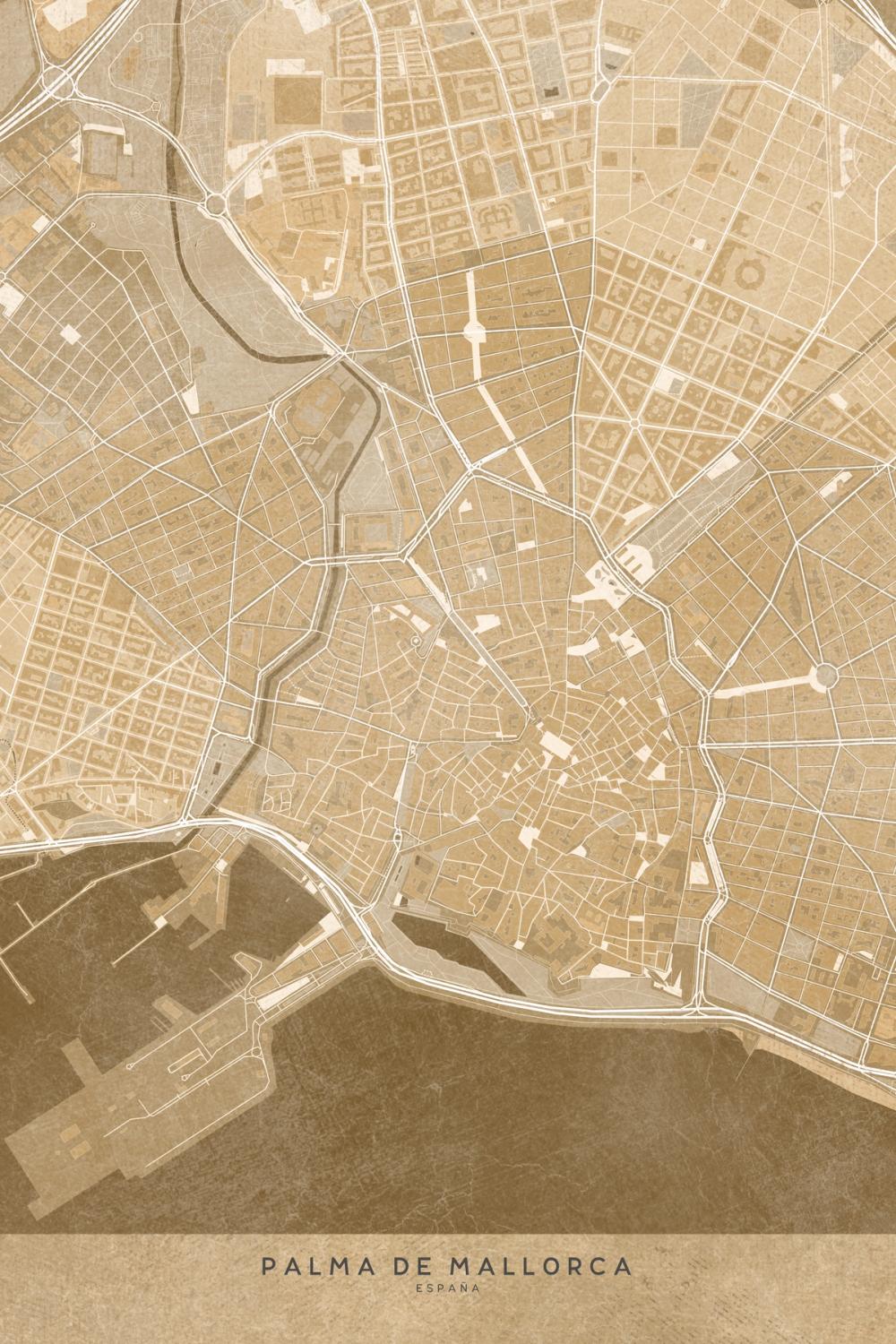 Palma de Mallorca City Ochre