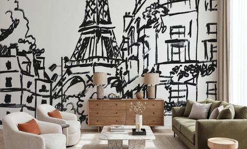 Paris Scene Sketch I