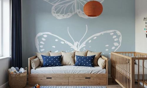Cottage Butterflies I