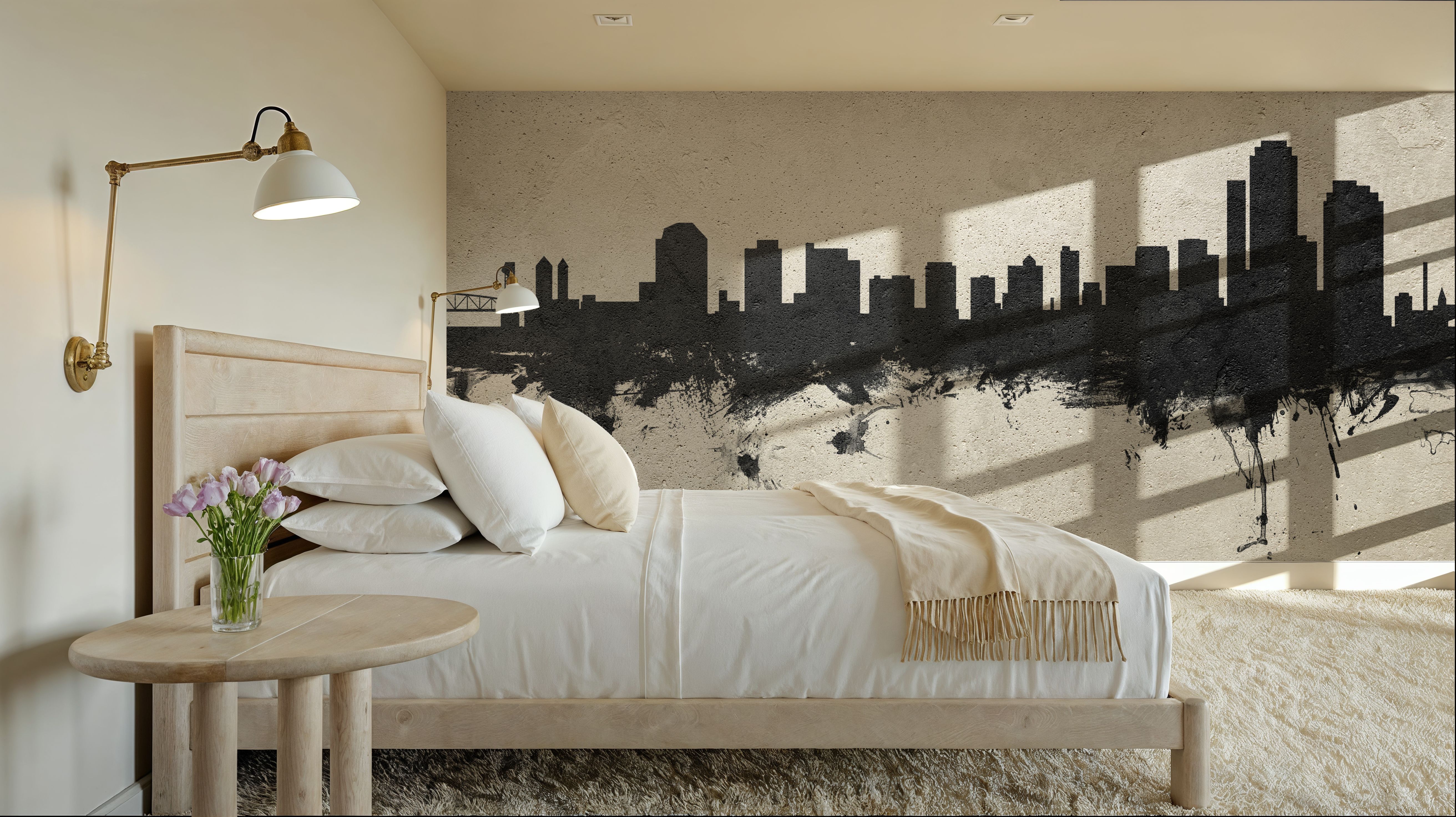 Wilmington Delaware Skyline Concrete, Wallpaper