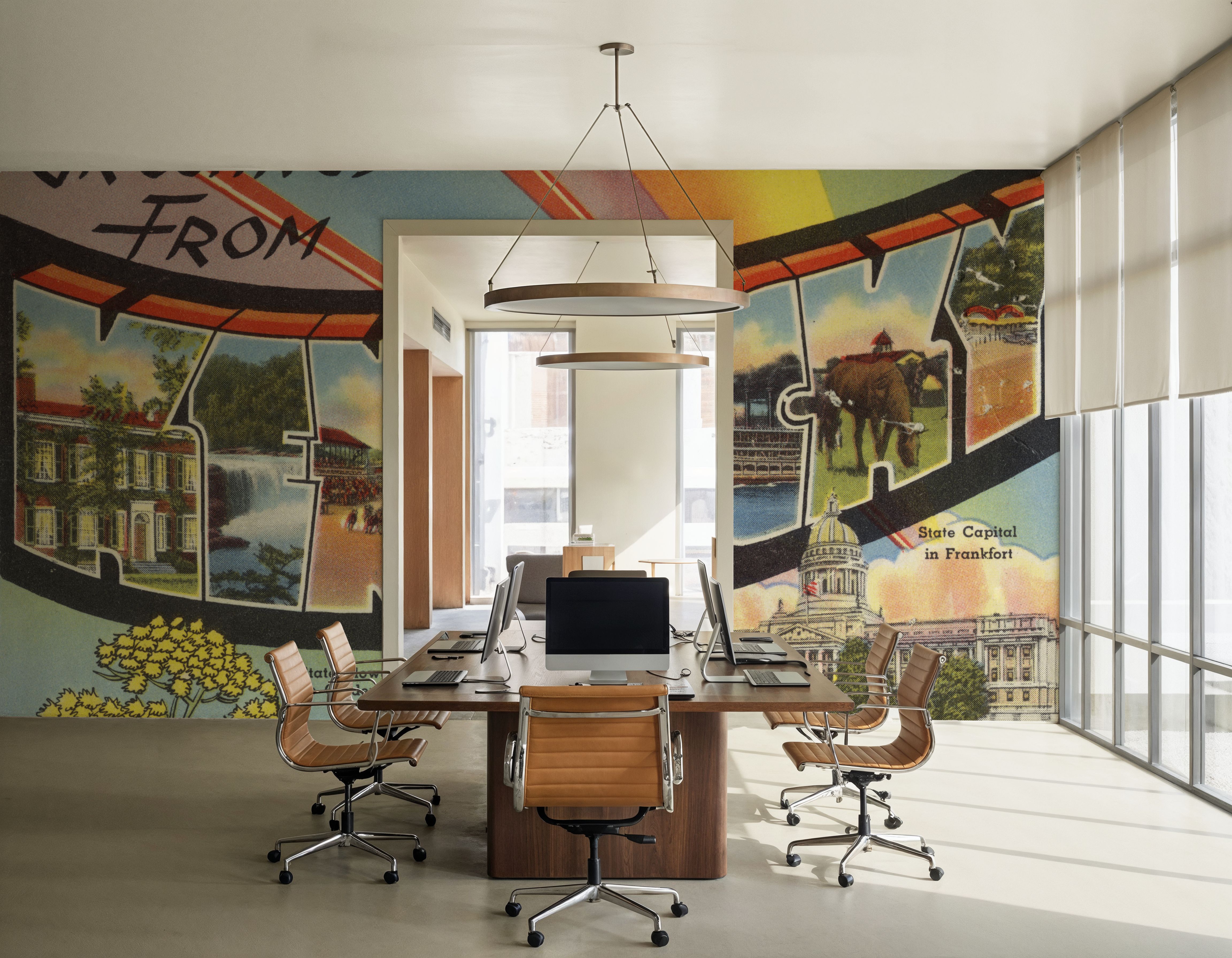 Greetings from Kentucky - Screenprint Postcard