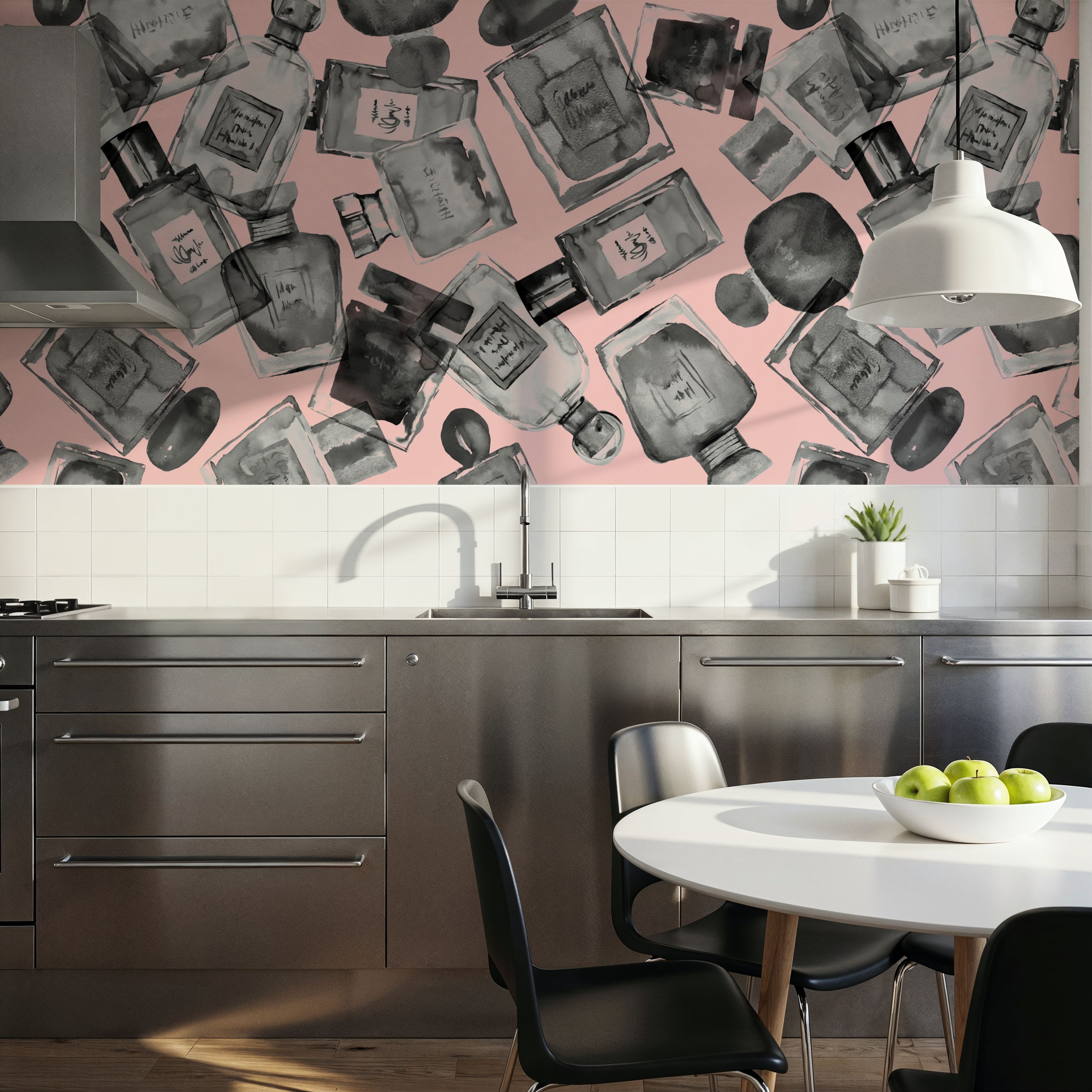 Blush Perfumery, Papier peint