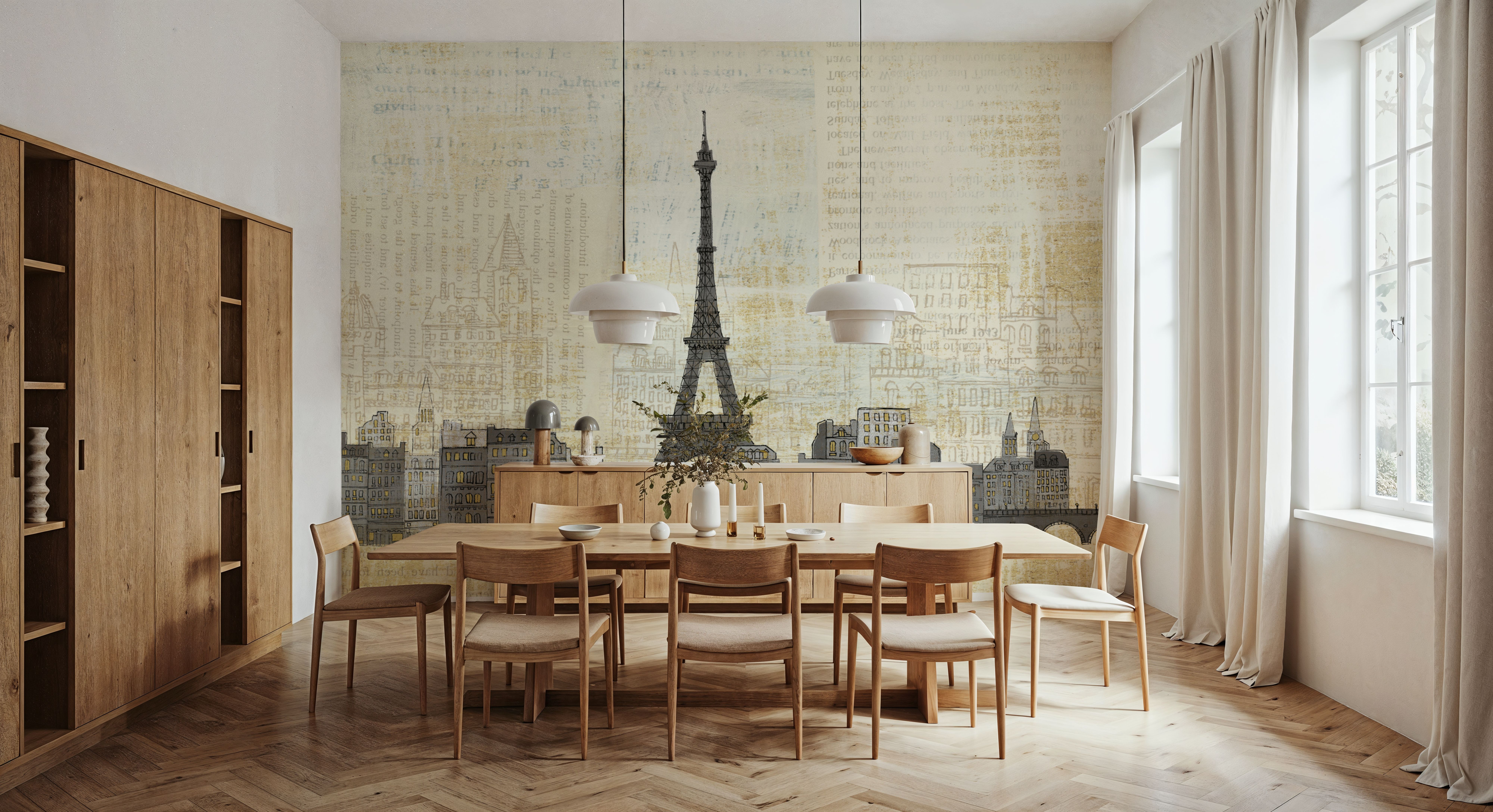 Eiffel Skyline, Wallpaper