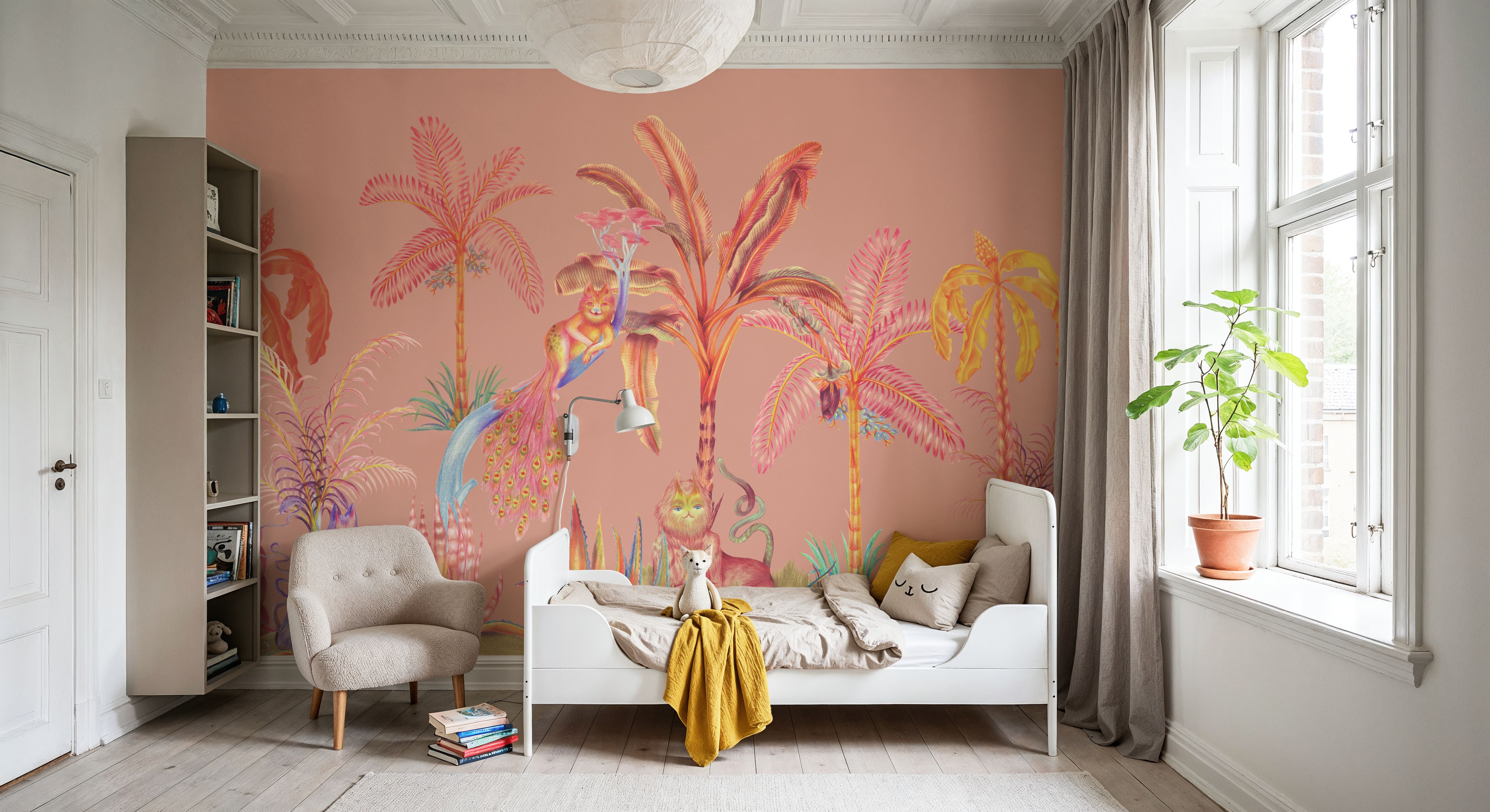 Colorful Jungle, Peach