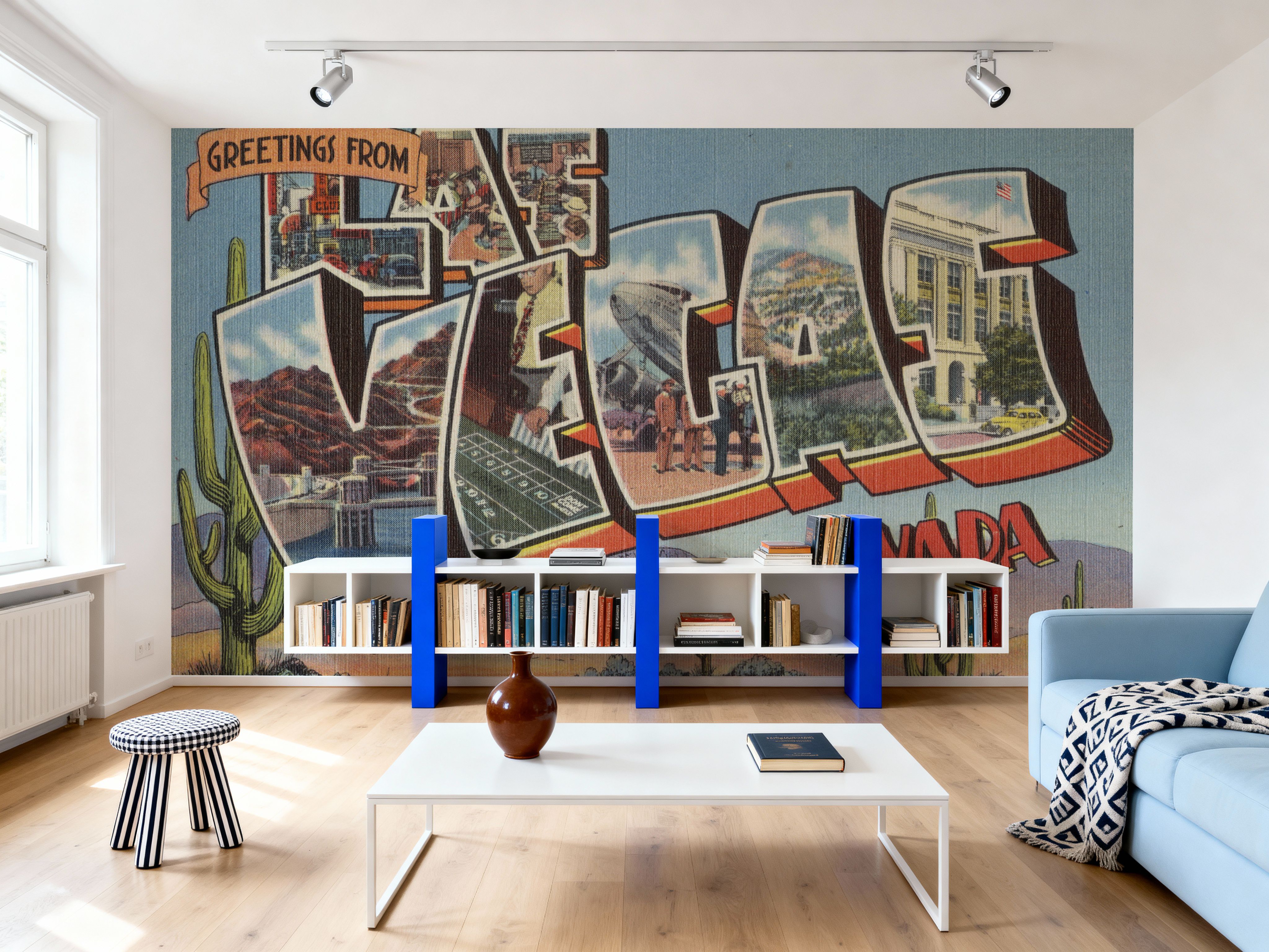 Greetings from Las Vegas - Screenprint Postcard