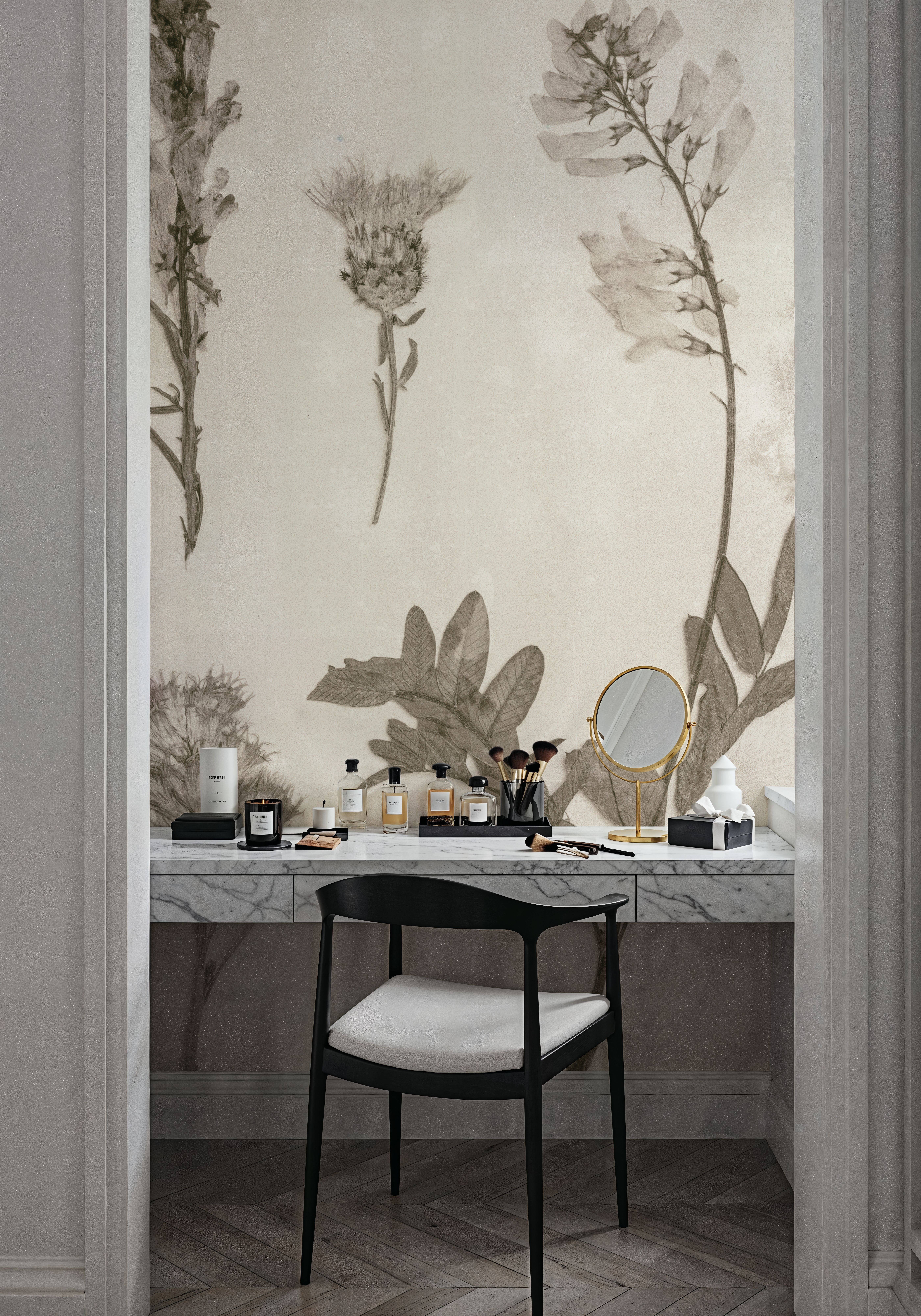 Wildflower Journal IX sepia