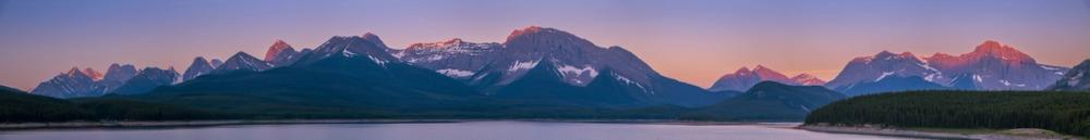 Spray Lakes Reservoir Sunset