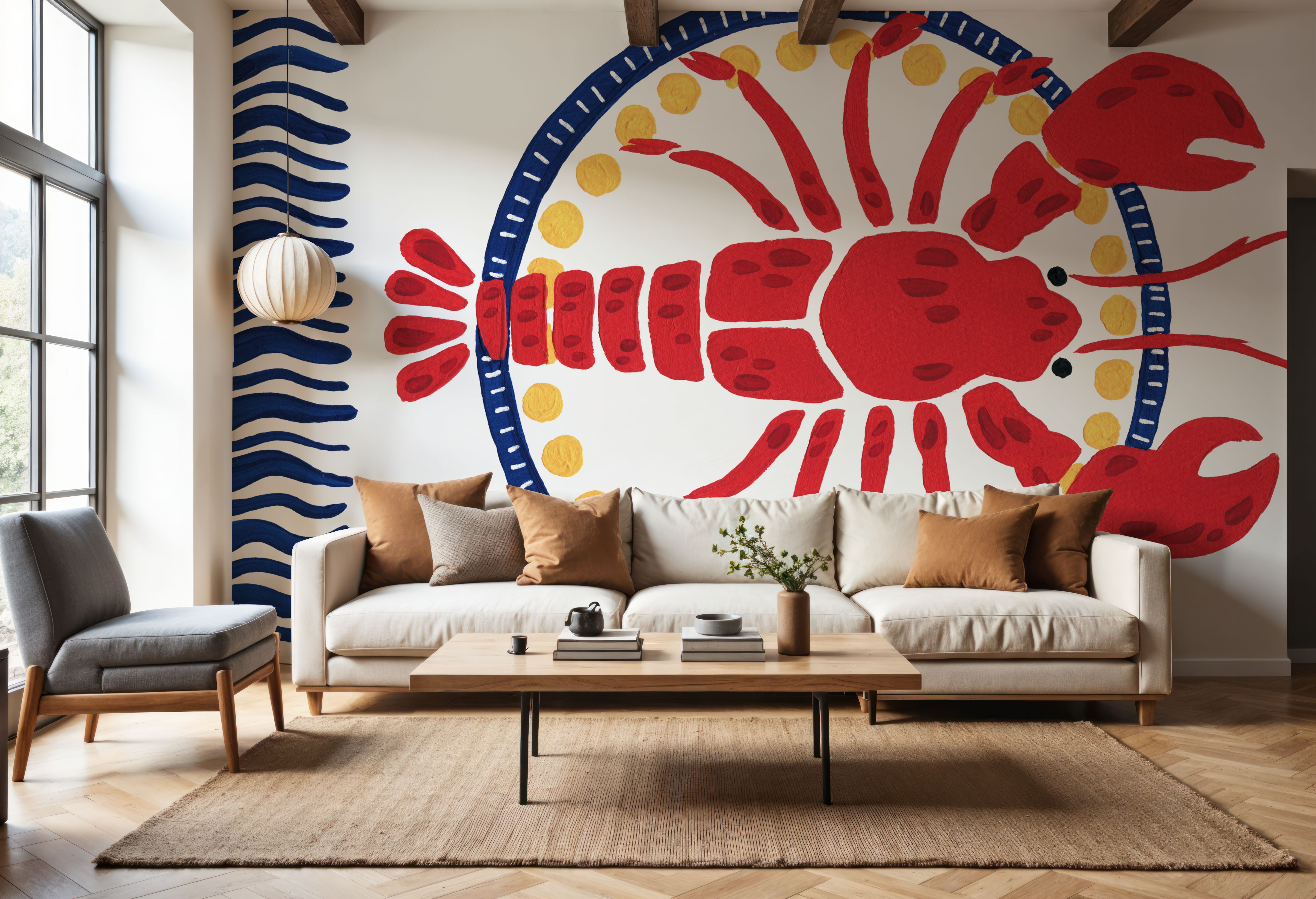 Kitschy Coastal Lobster