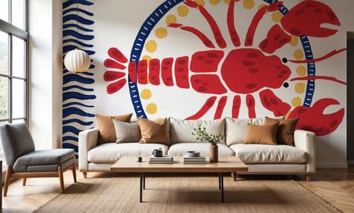 Kitschy Coastal Lobster