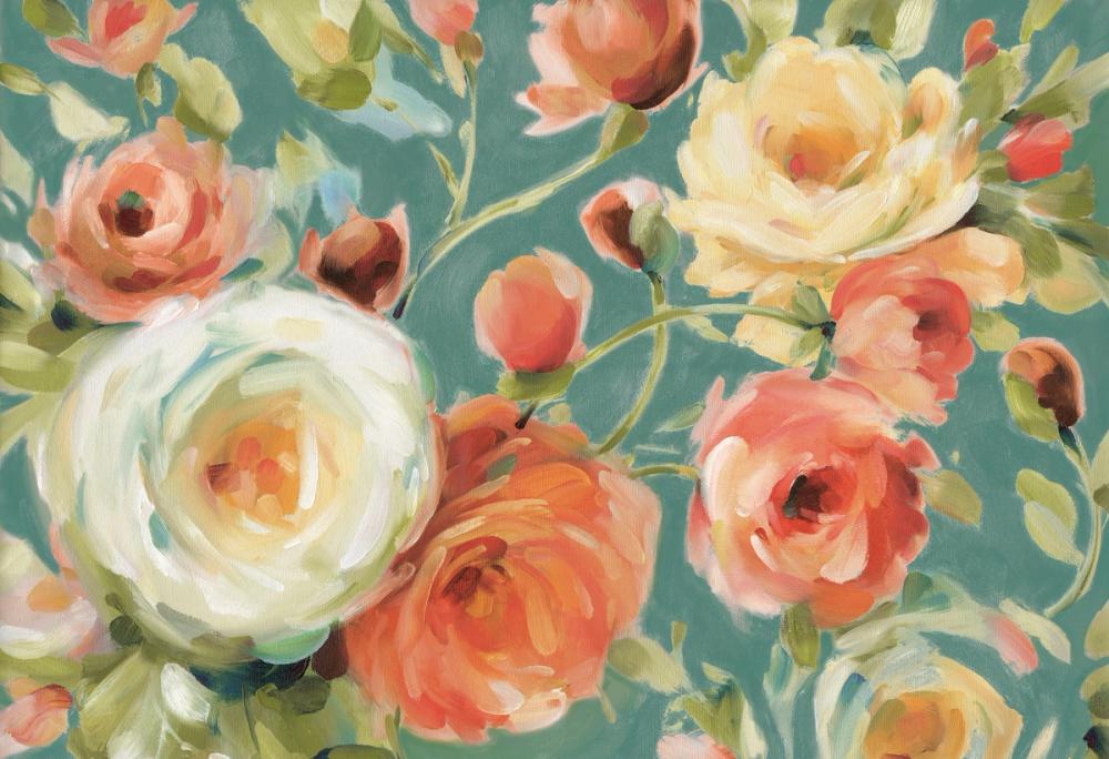 Florabundance I Autumn Teal