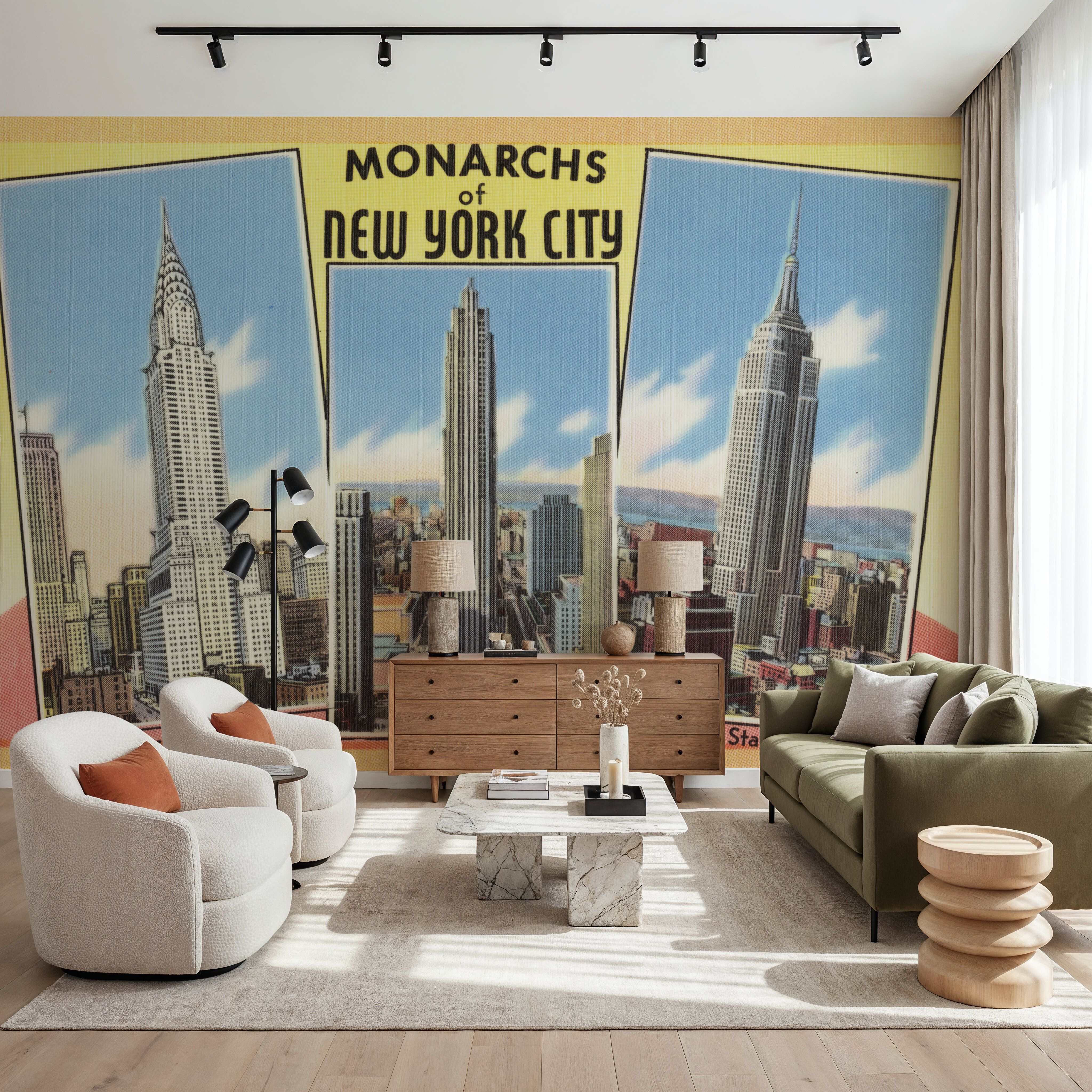 Greetings from the Monarchs - Screenprint Postcard