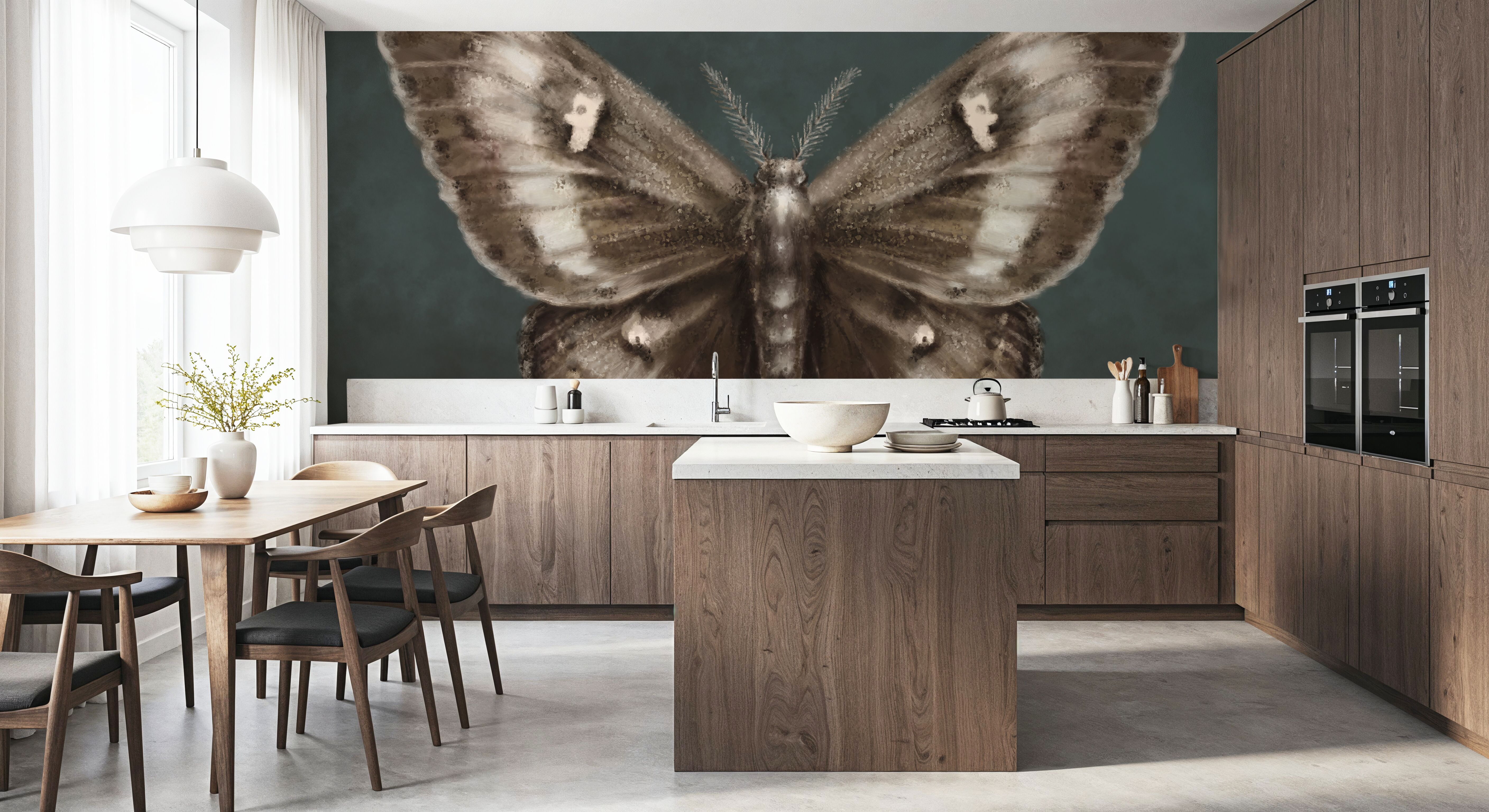 Elegant Moth I, Wallpaper