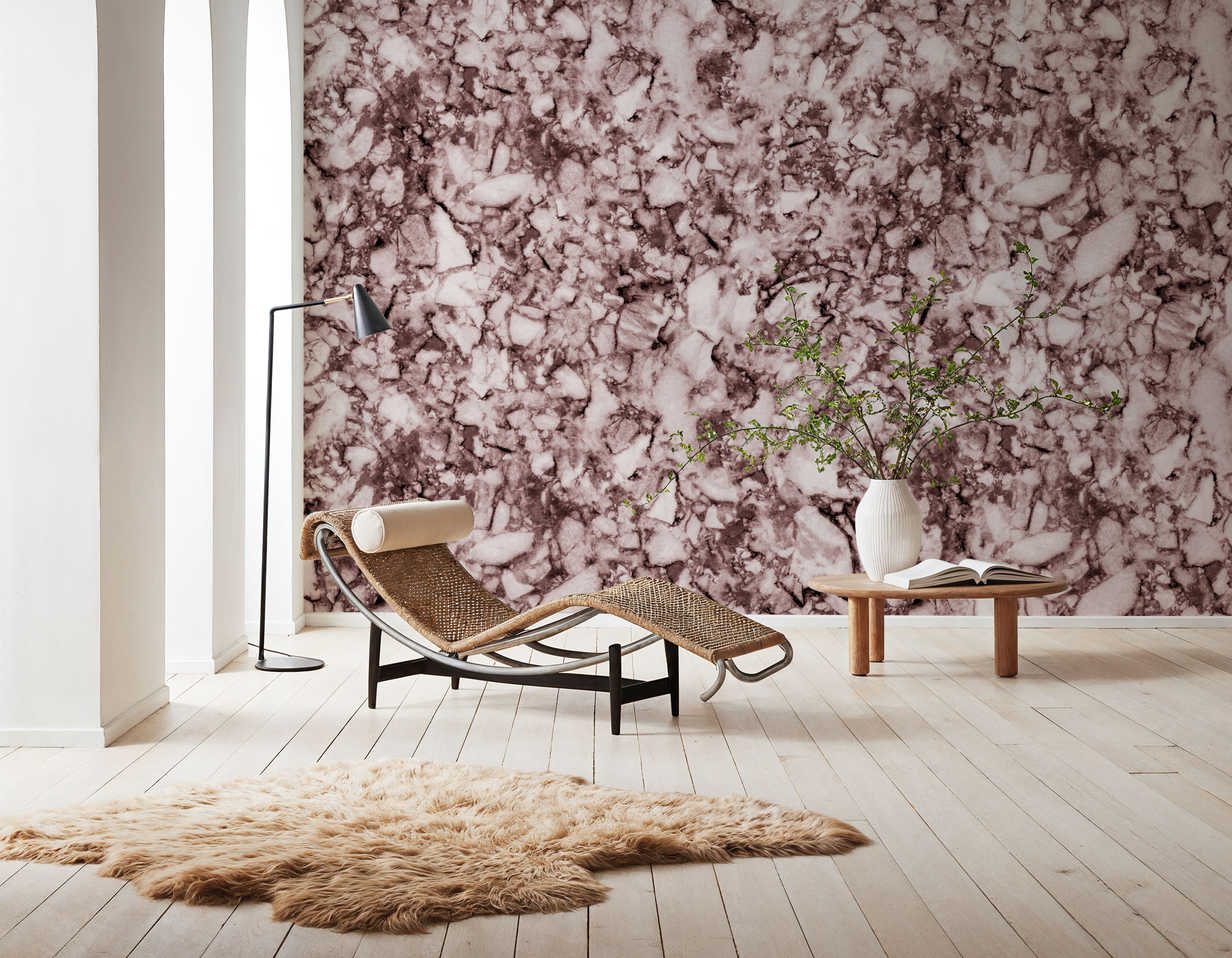 Statement Marble, Reddish Brown
