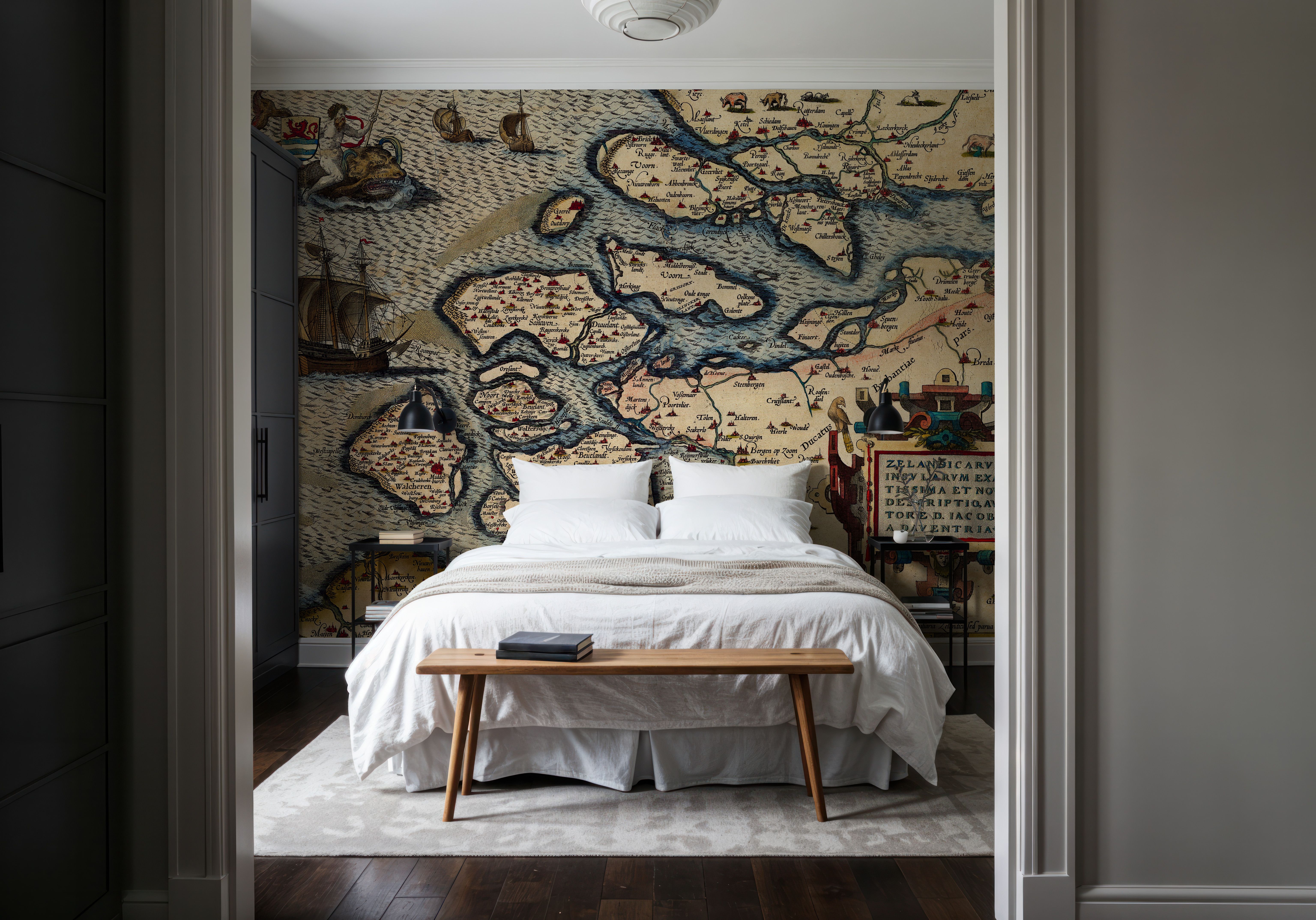 Old Map of The Netherlands, No.I, 1570