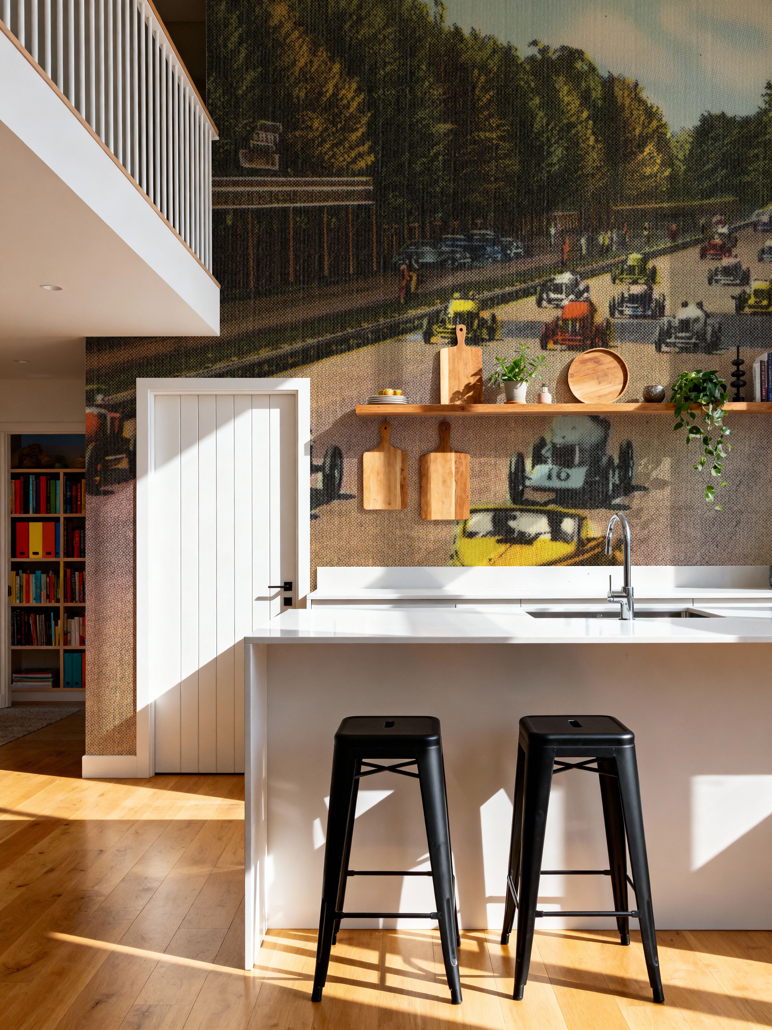 Greetings from the North Turn - Screenprint Postcard