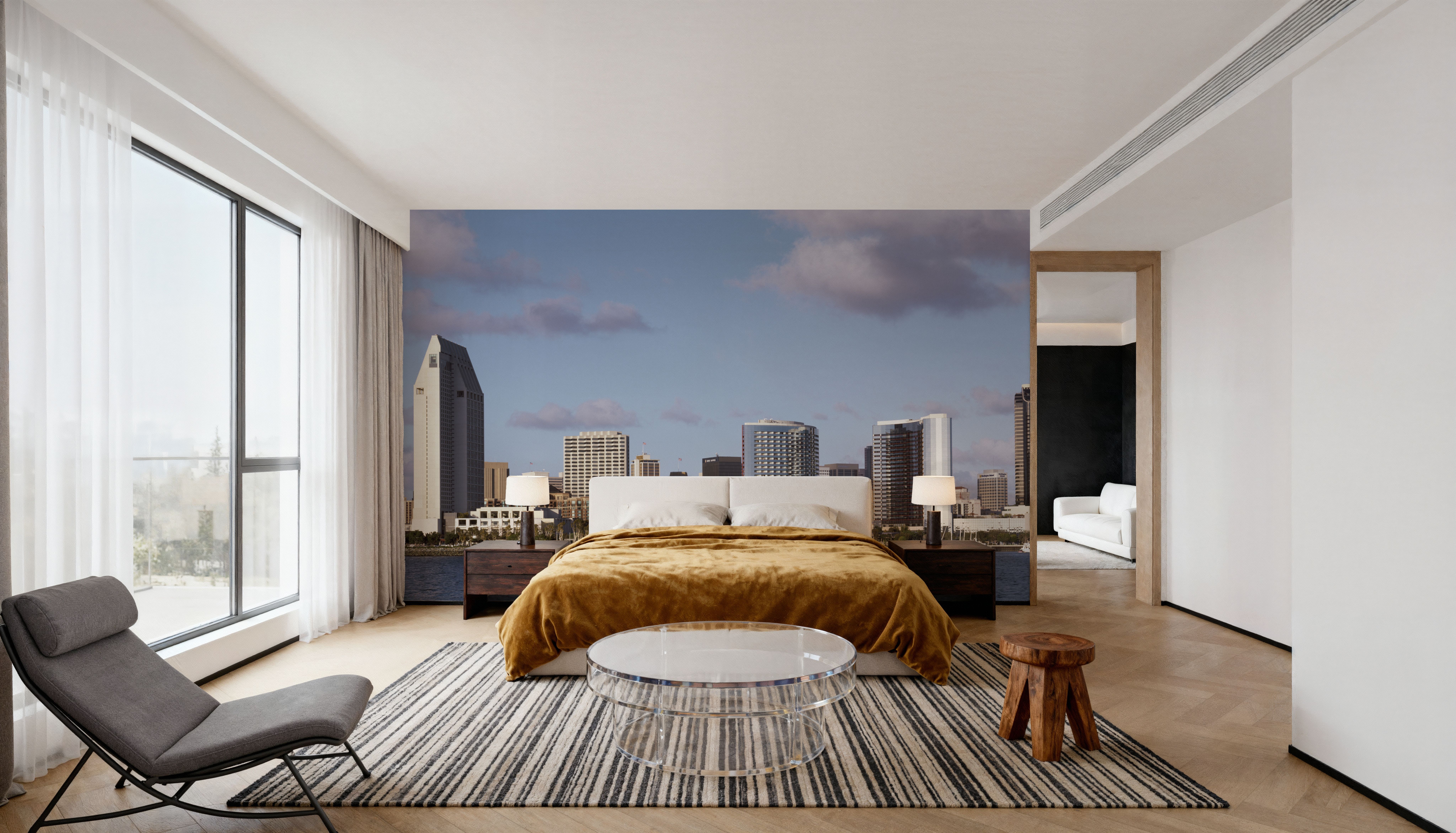 Boston Harbor Twilight Panorama II