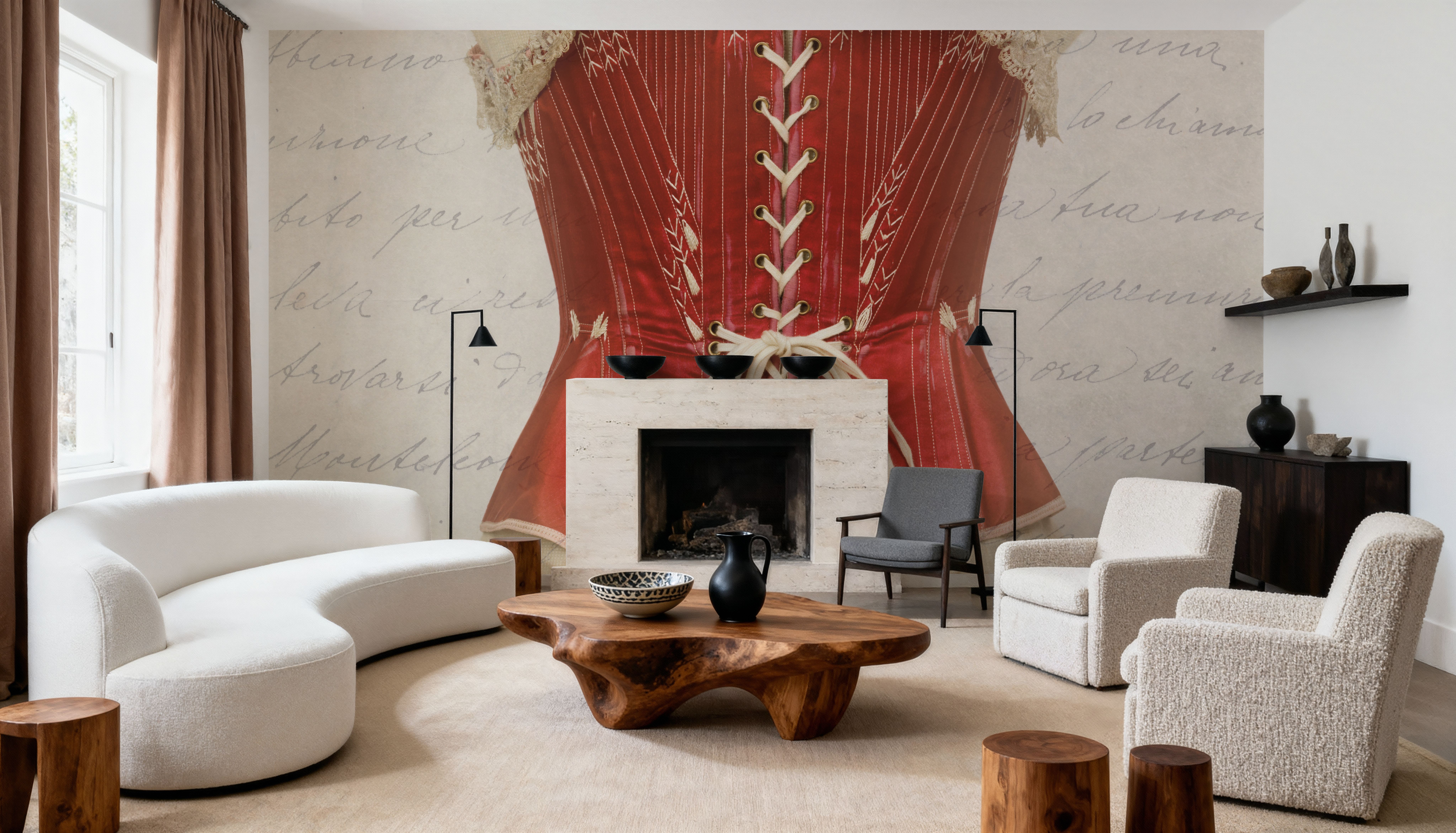 Corset IV, Wallpaper