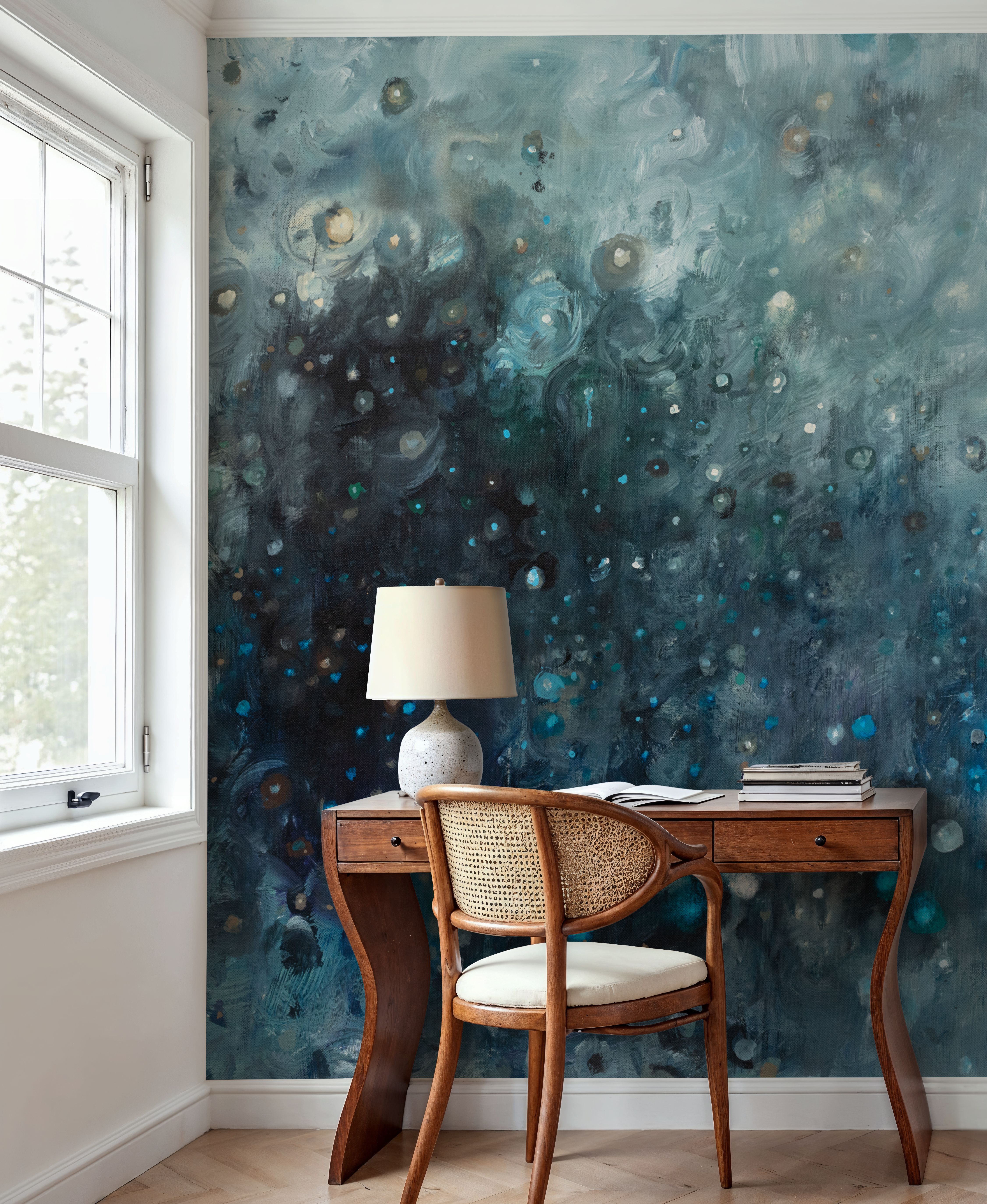 Rain in Gray and Blue