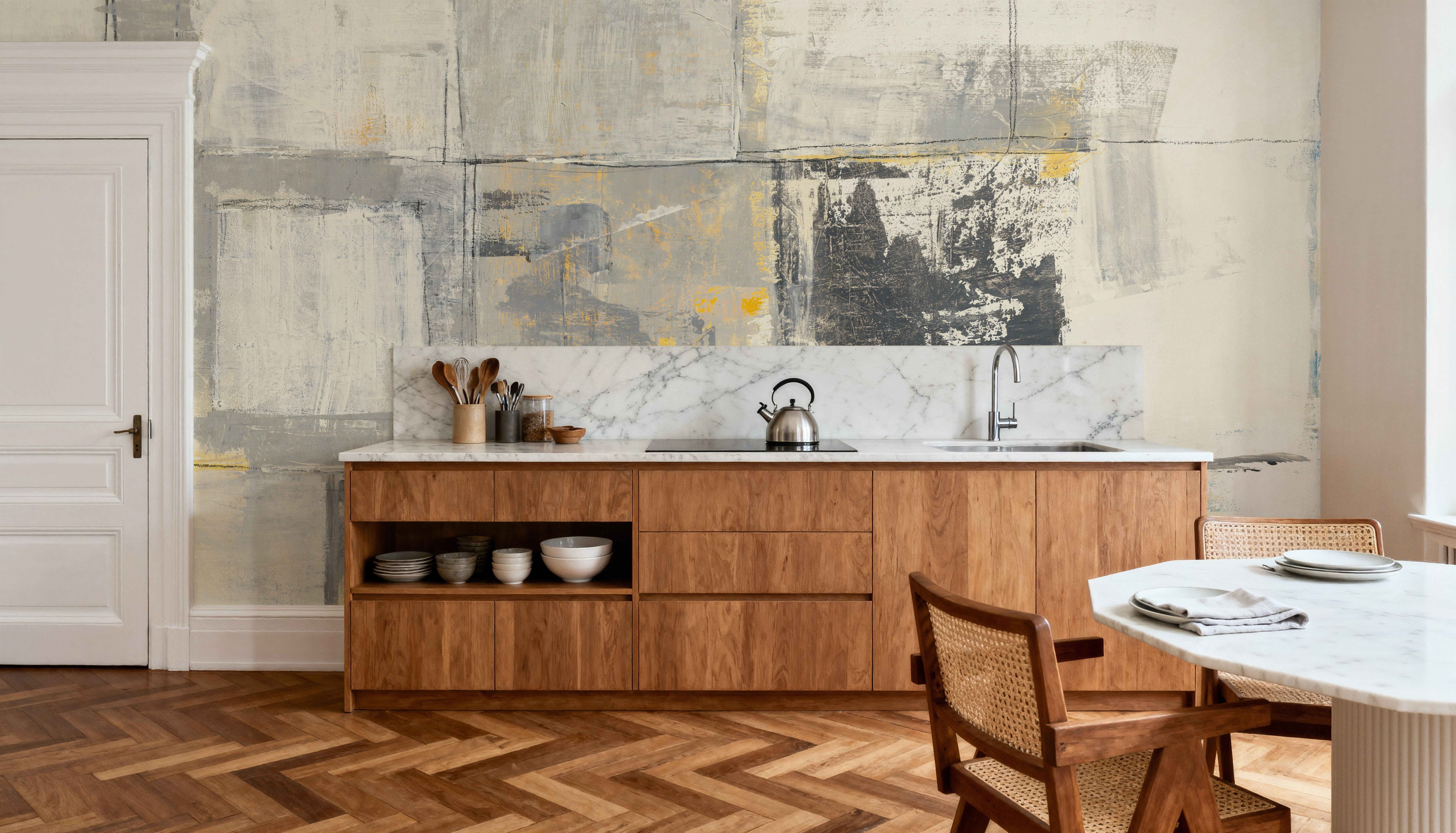 Gray and Yellow Blocks I