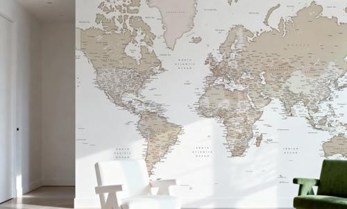 World Map Cities - Louie