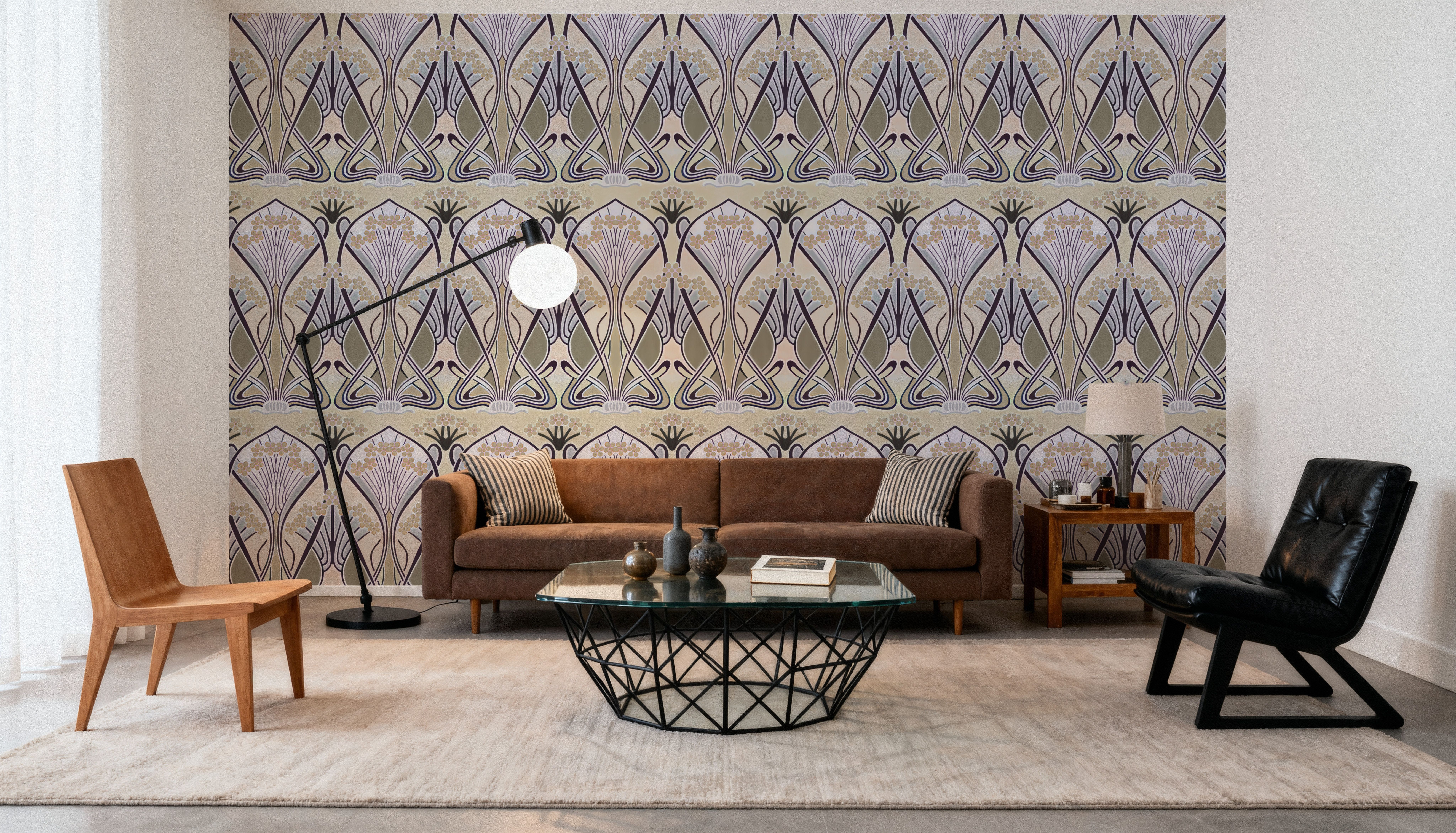 Floral Art Deco Aura, Butter