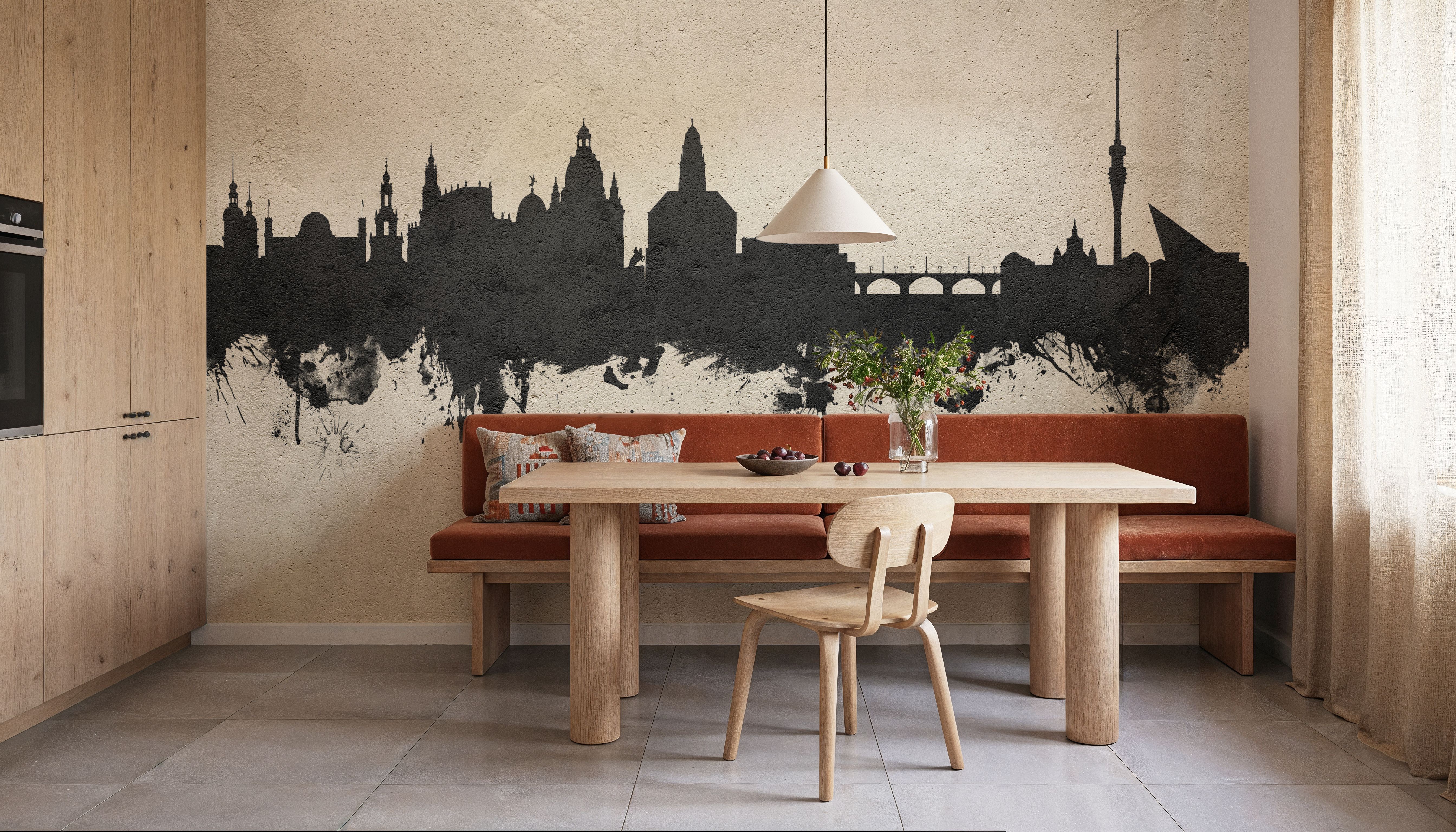 Dresden Germany Skyline Concrete