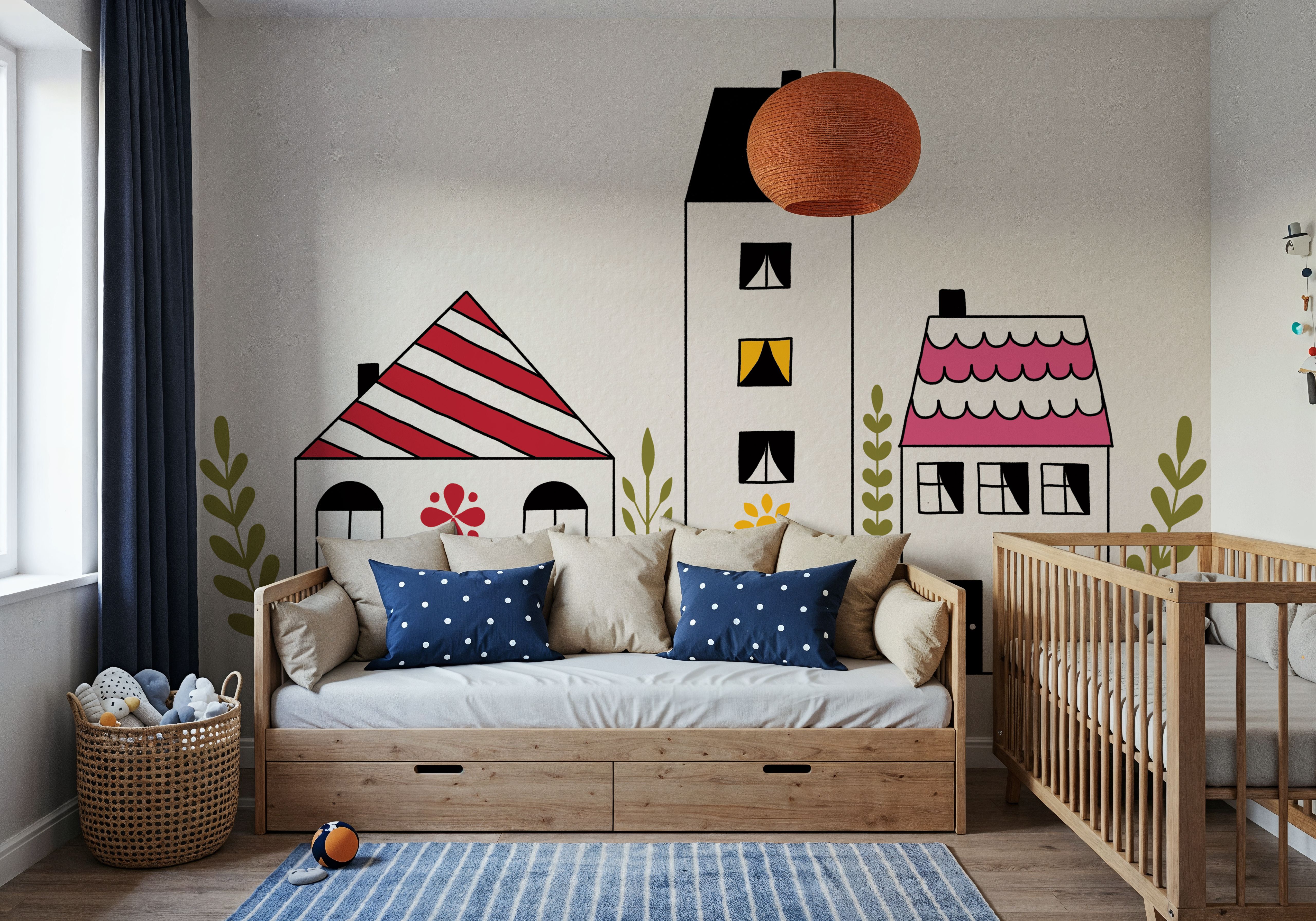 Little Houses III, Wallpaper