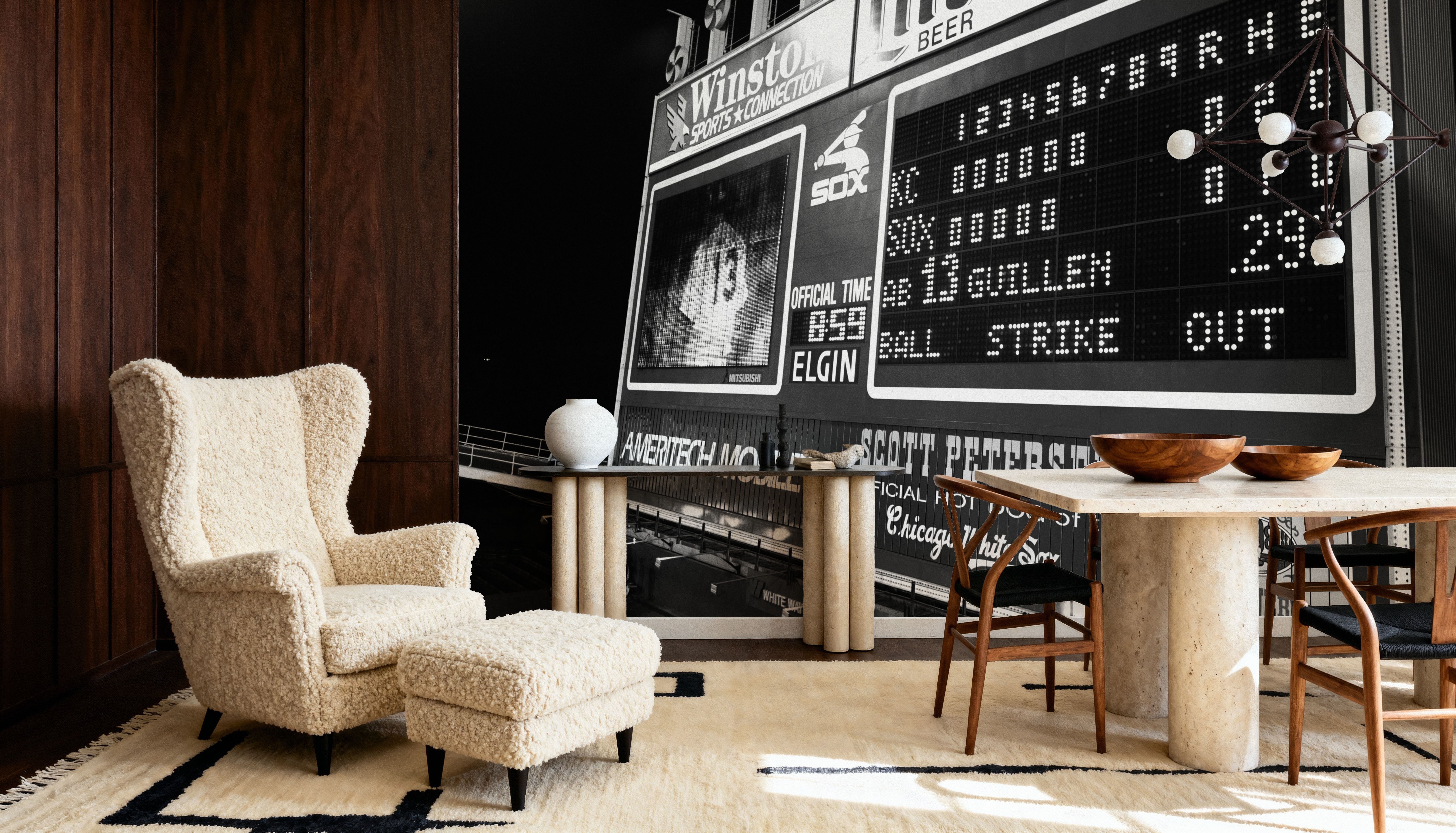 Ballpark After Dark, Papier peint