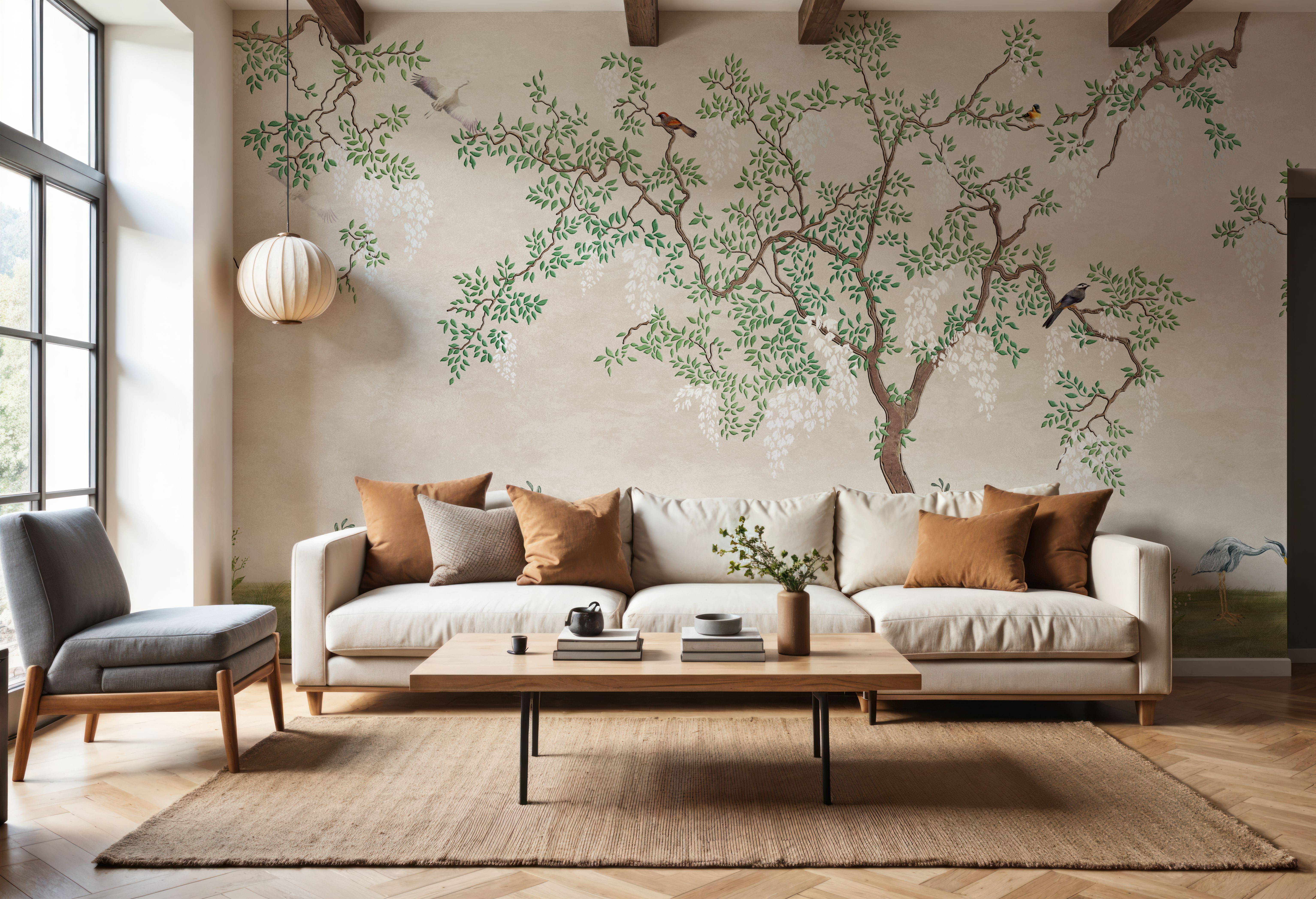 Garden View, Wallpaper