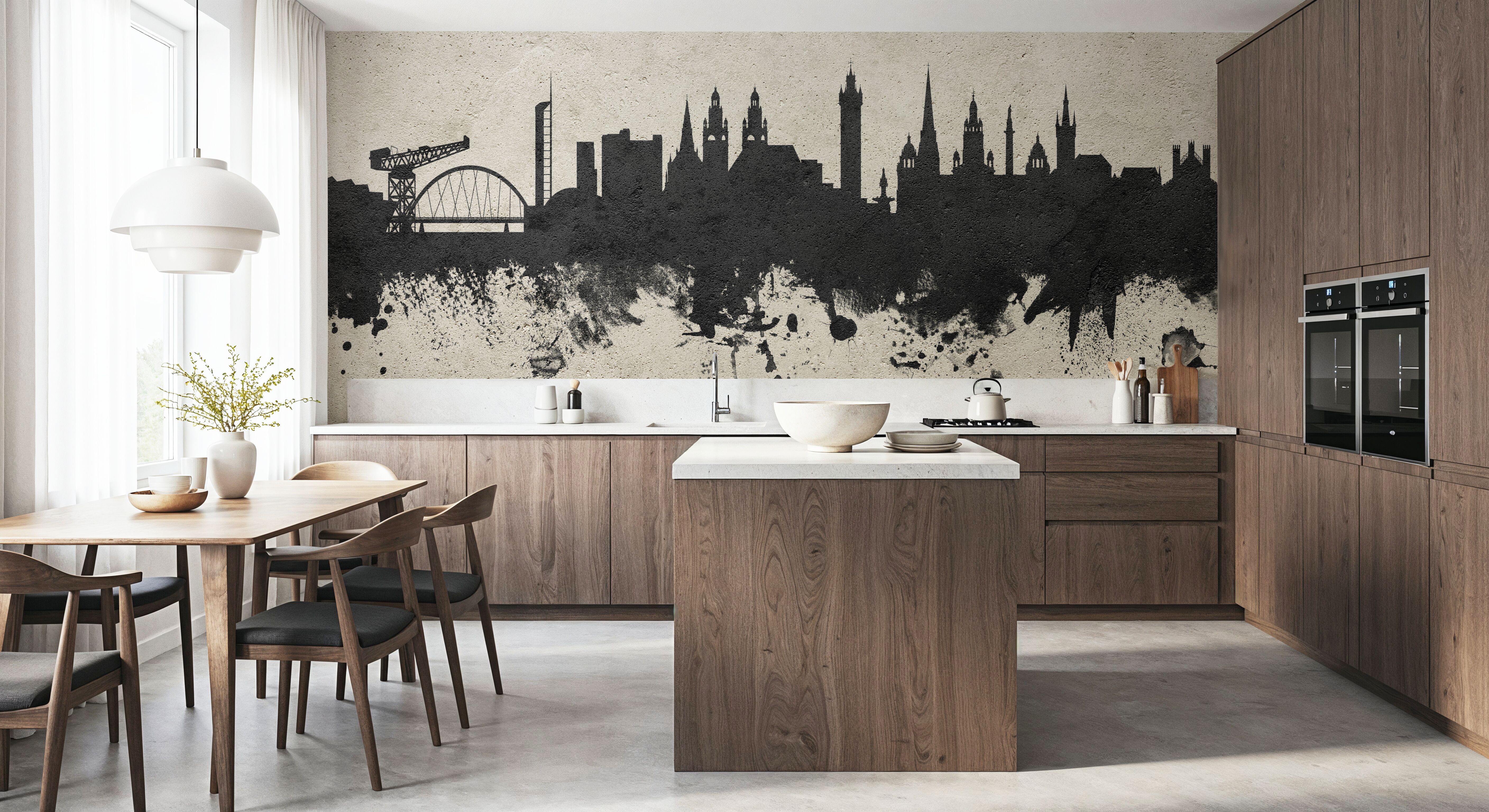 Glasgow Scotland Skyline Concrete