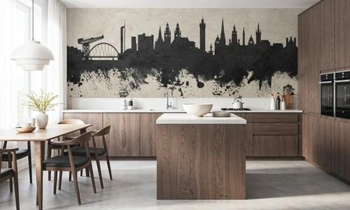 Glasgow Scotland Skyline Concrete