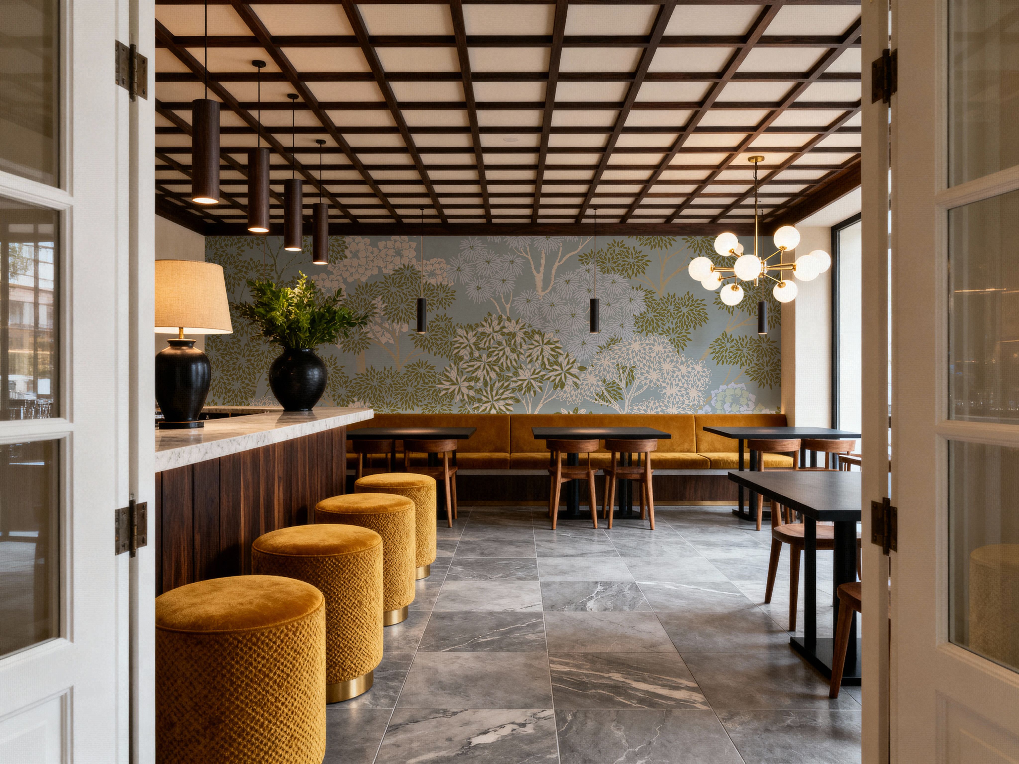 Overleaf Woodland, French Blue