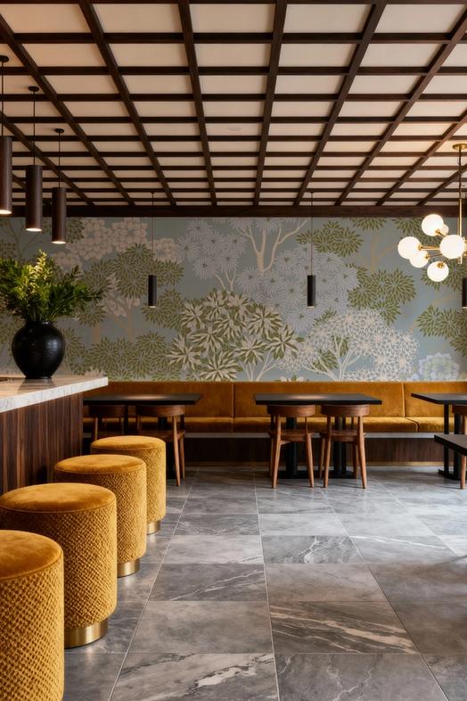 Overleaf Woodland, French Blue