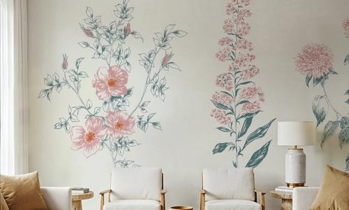 Flowers on White X