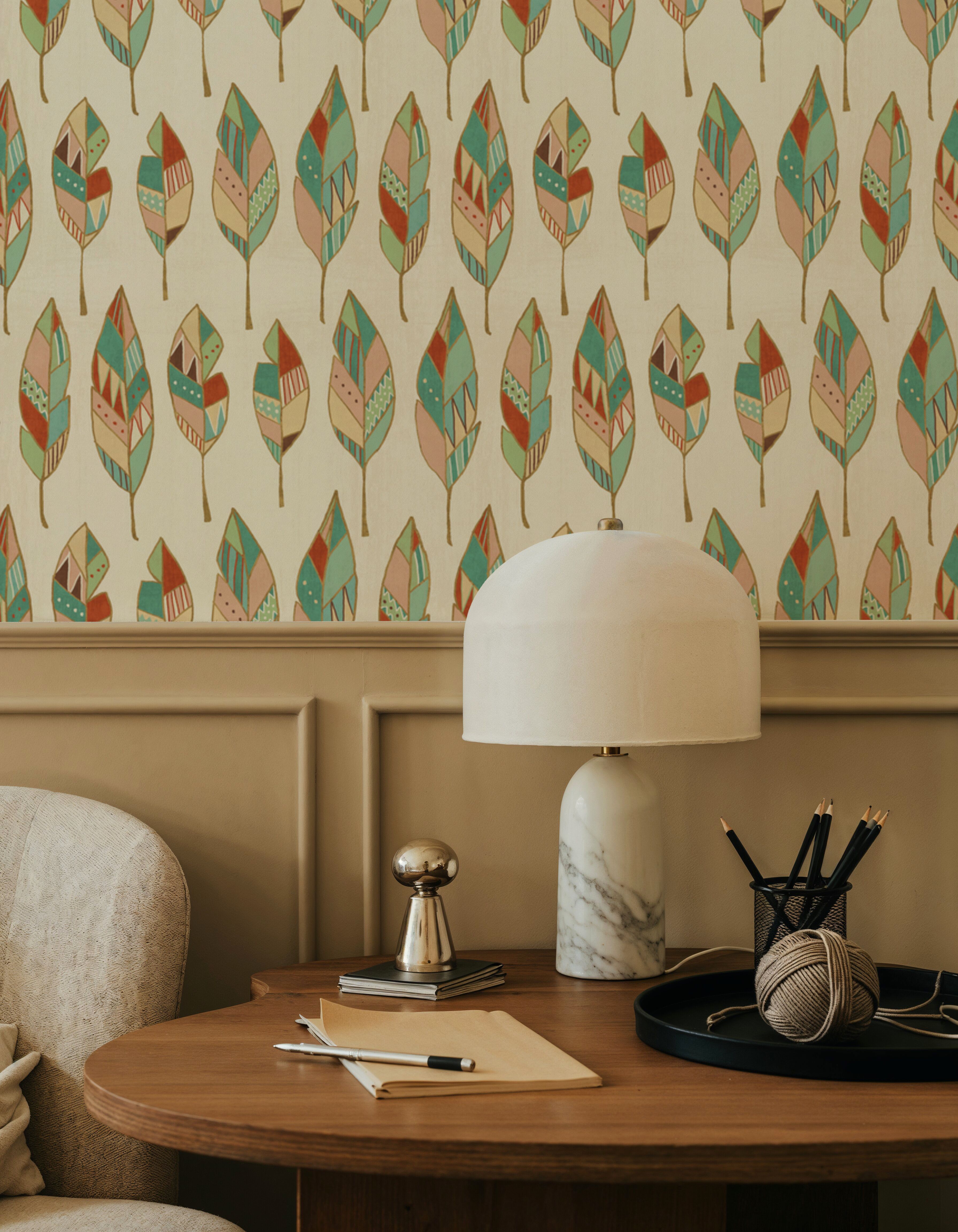 Southwestern Feathers White