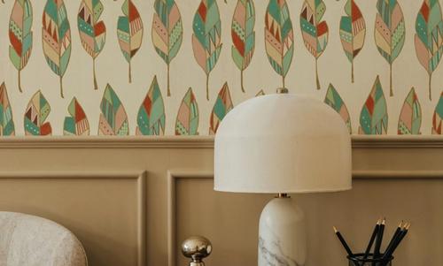Southwestern Feathers White