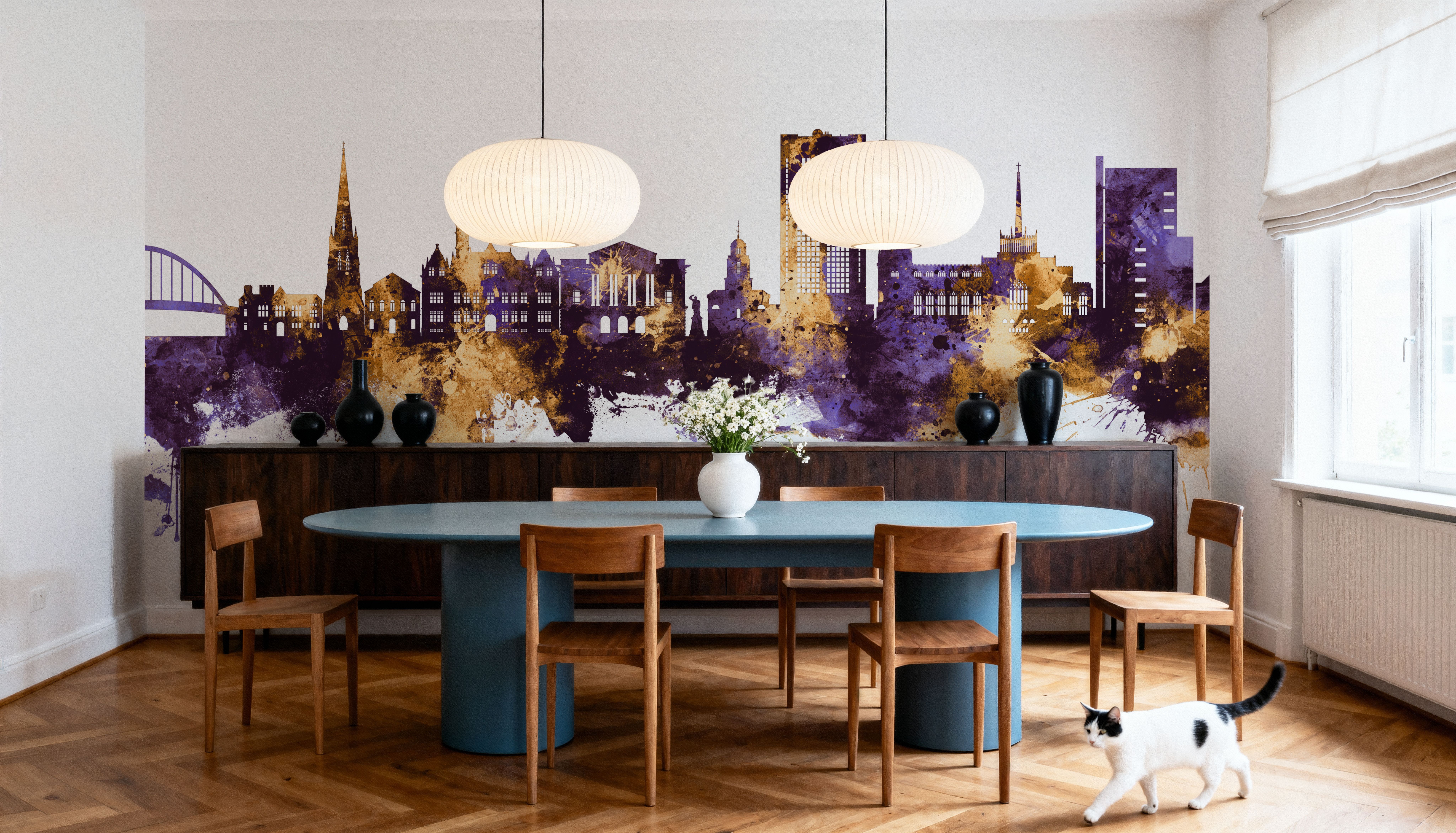 Blackburn England Skyline Purple & Gold