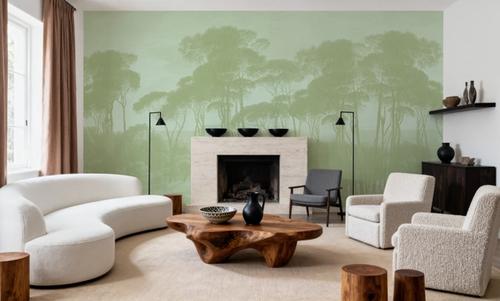 Mediterranean Pine Landscape, Pistachio