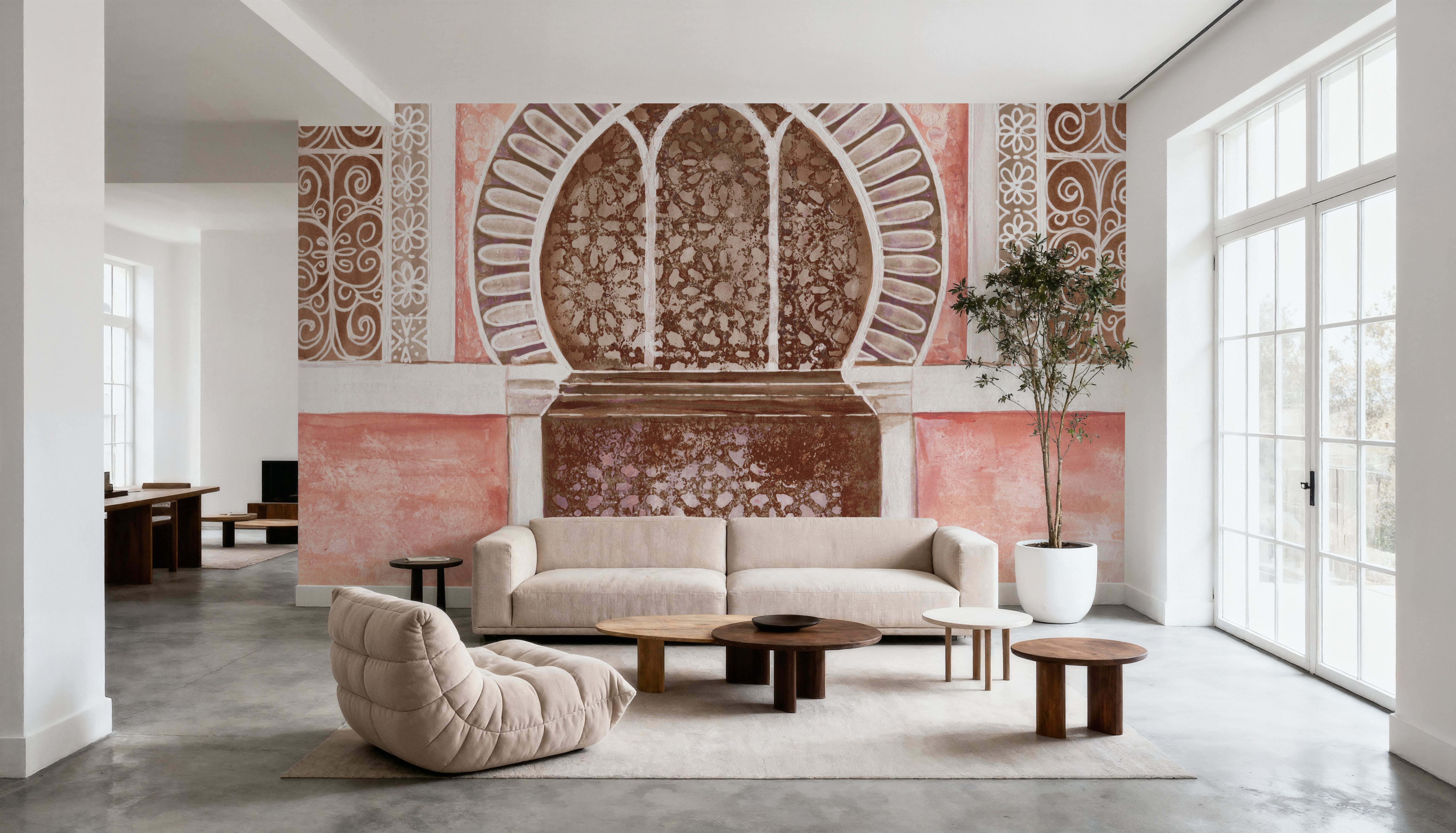 Moroccan Streets Tiled Alcove