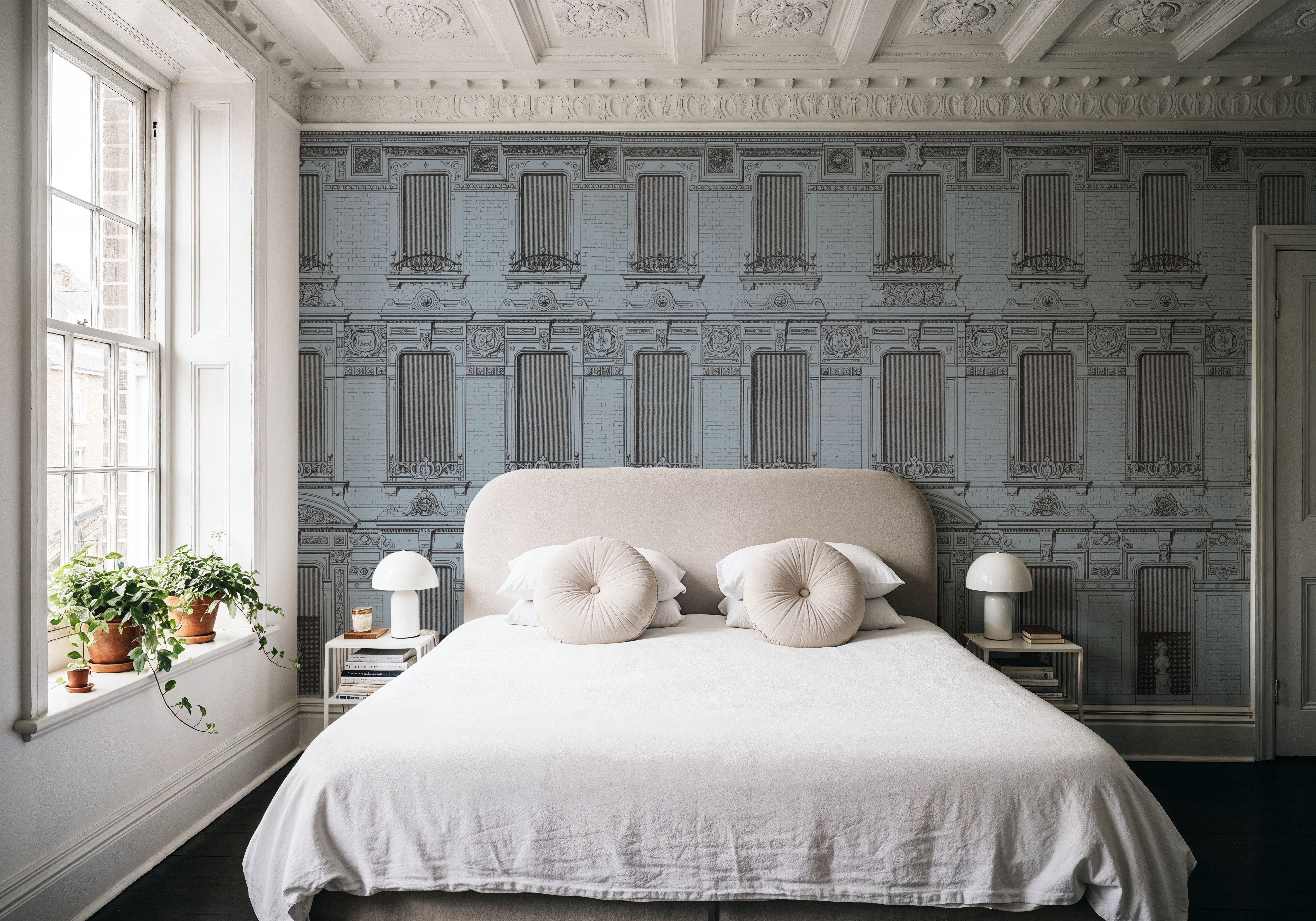 Vintage Facade, Blue