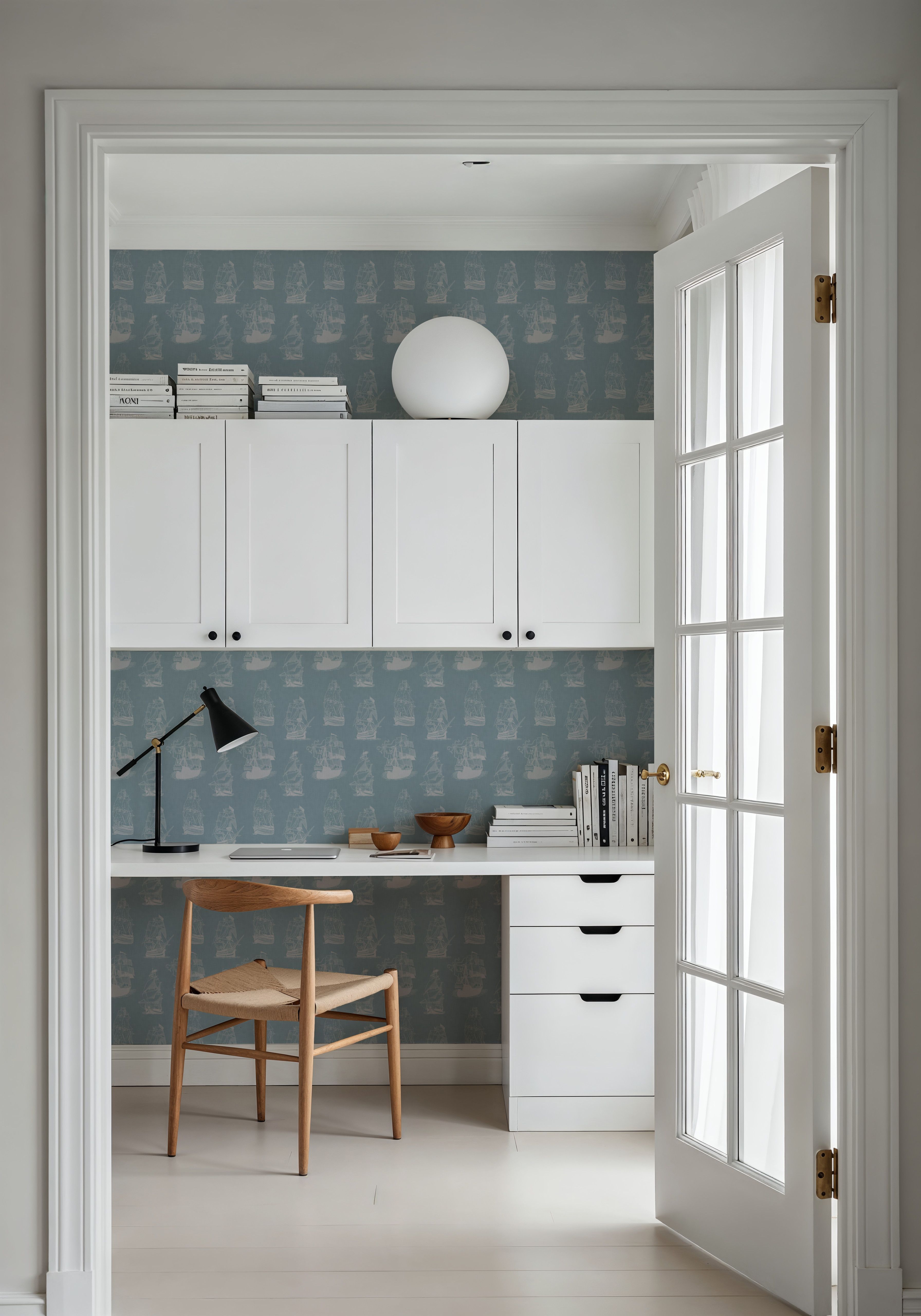 Pirate Ships Steel Blue