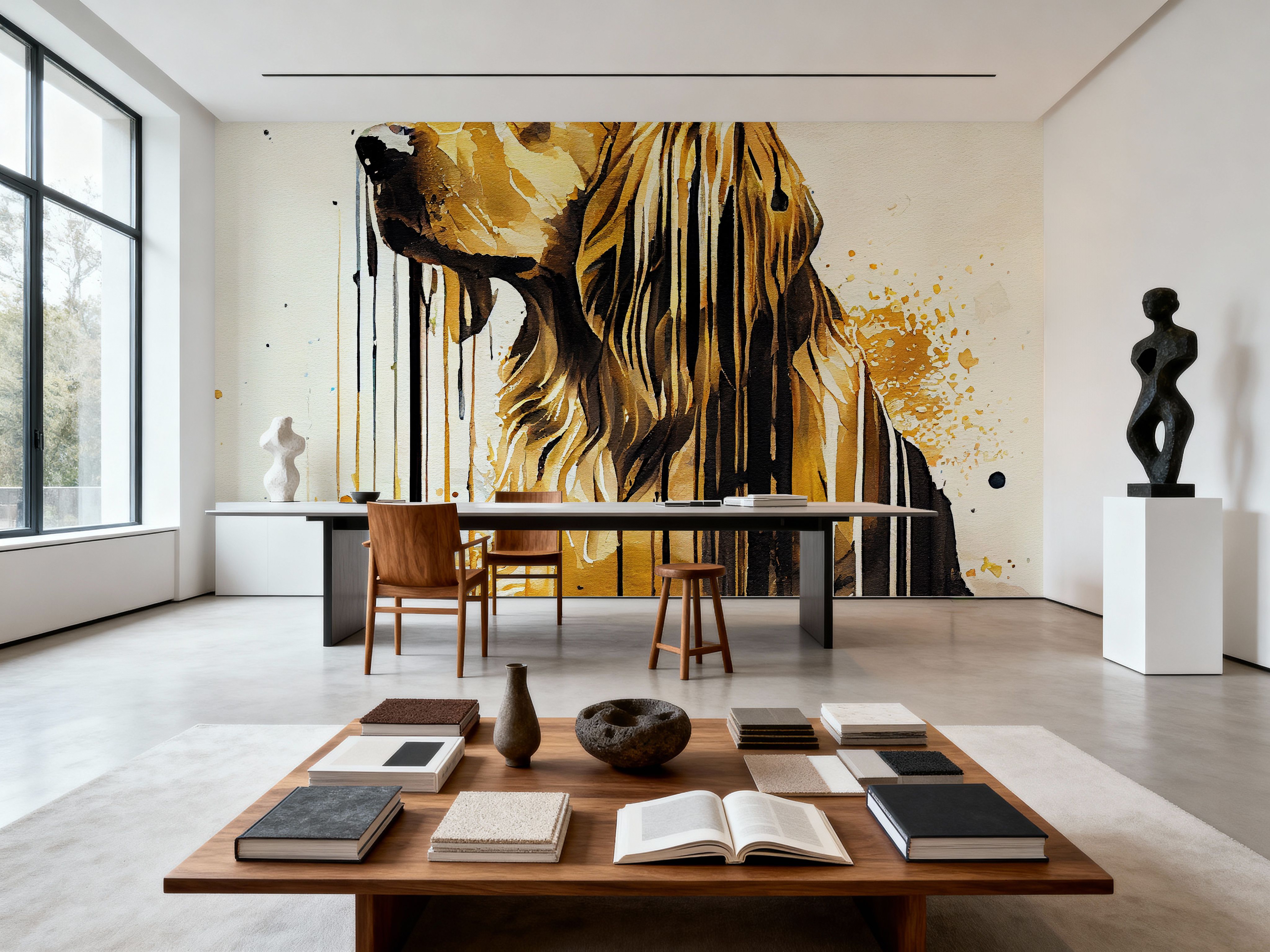 Watercolor Golden Retriever