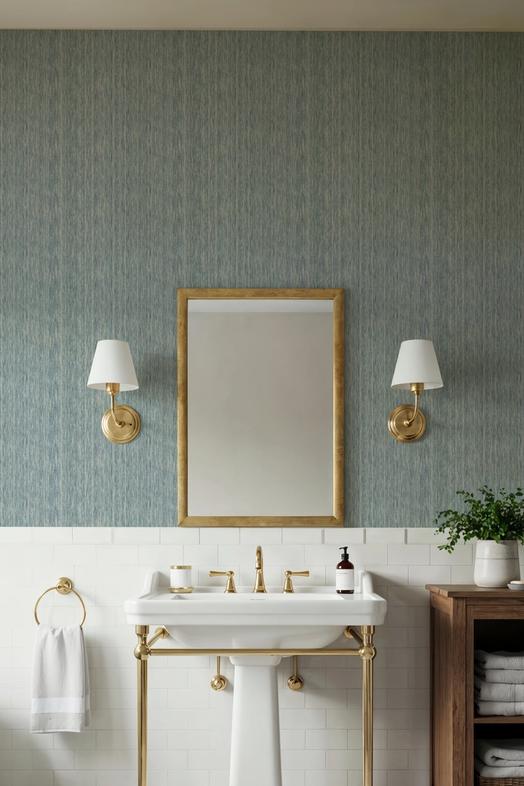 Faux Cloth Texture, Seafoam