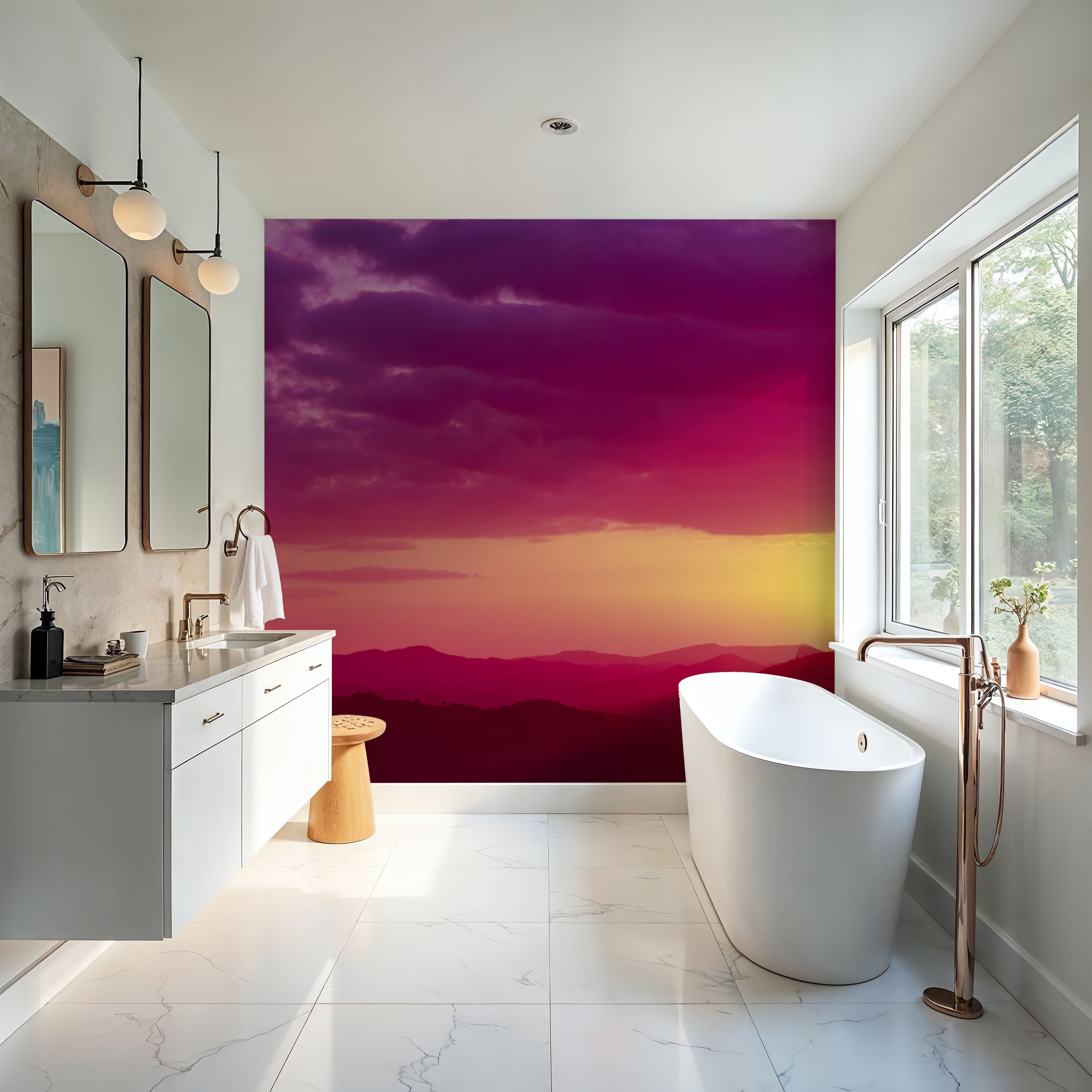 Magenta Twilight Peaks